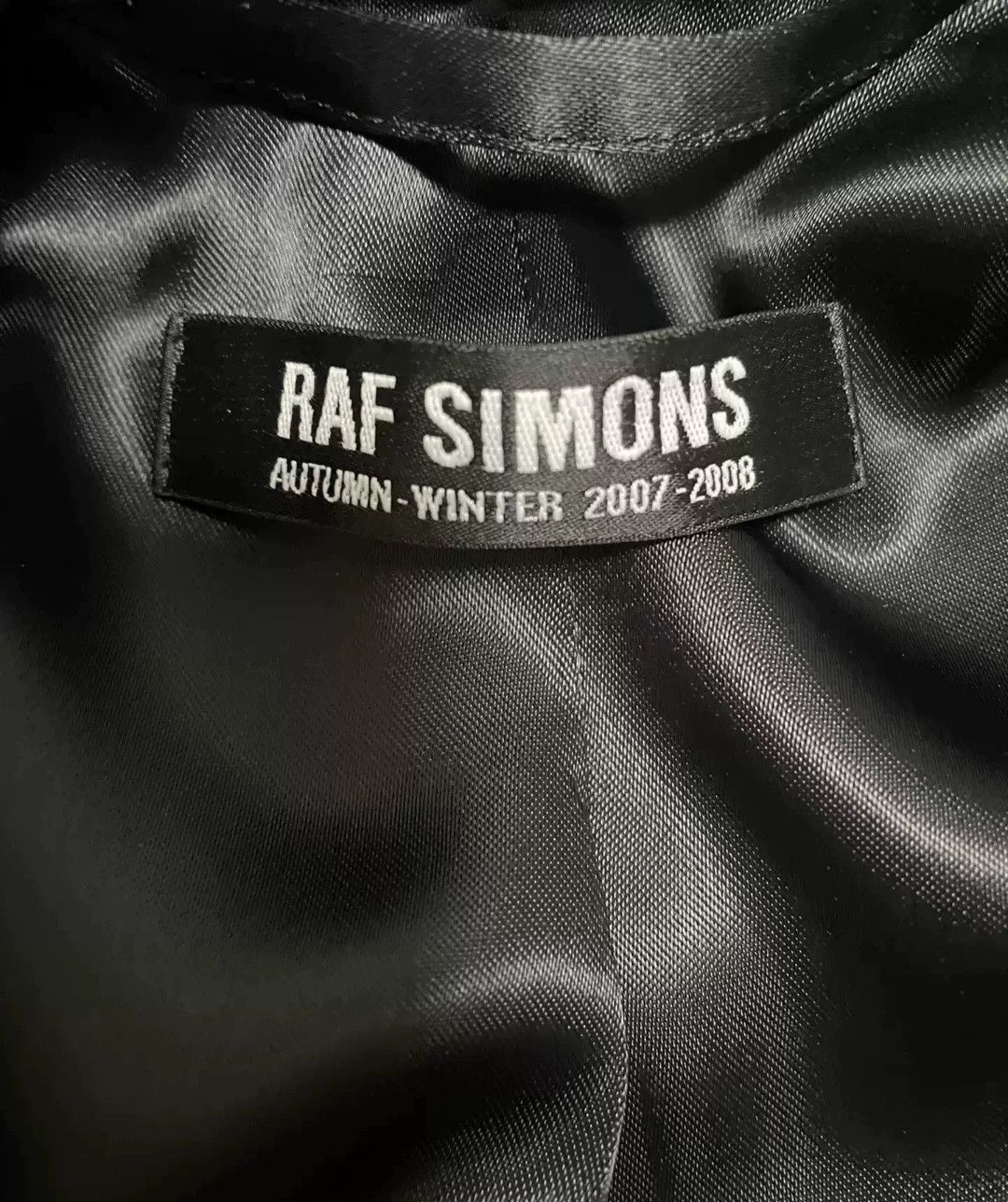 Raf Simons raf simons 2007aw eu44 Wool Dark Coat Jacket Trench Coat-25 Size US S / EU 44-46 / 1 - 6 Thumbnail