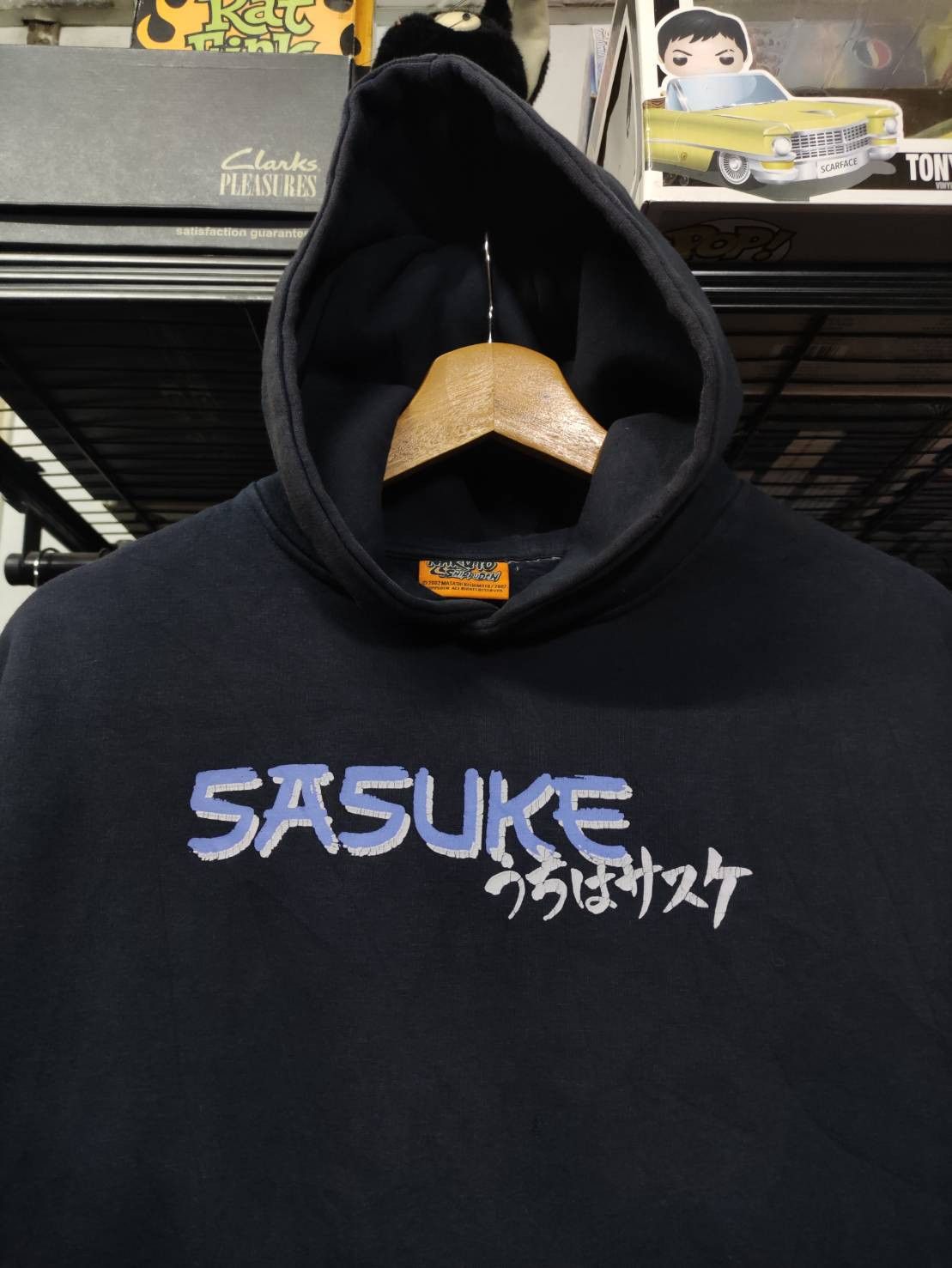 Anime Vtg 00 's Naruto Shippuden " Sasuke "Character Promo Hoodie Size US M / EU 48-50 / 2 - 3 Thumbnail