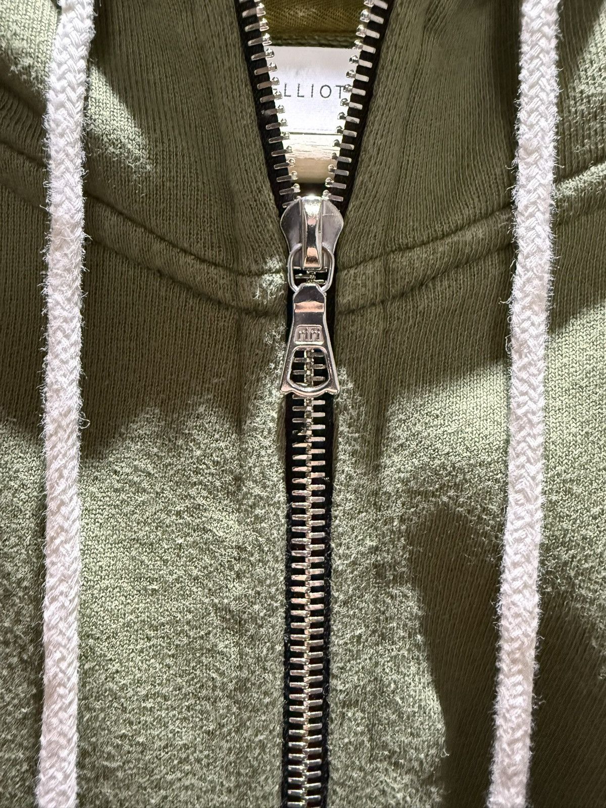 John Elliott John Elliott Classic Olive Zip Hoodie Size US L / EU 52-54 / 3 - 2 Thumbnail