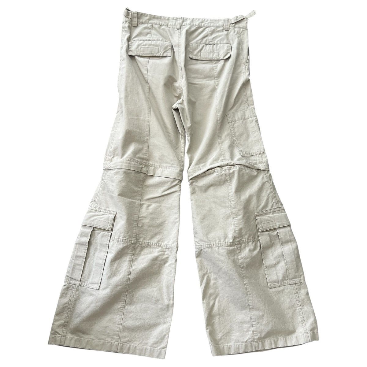 Balenciaga BALENCIAGA 2023AW Flared Convertible Zip-Off Cargo Pants Size US 38 / EU 54 - 12 Thumbnail