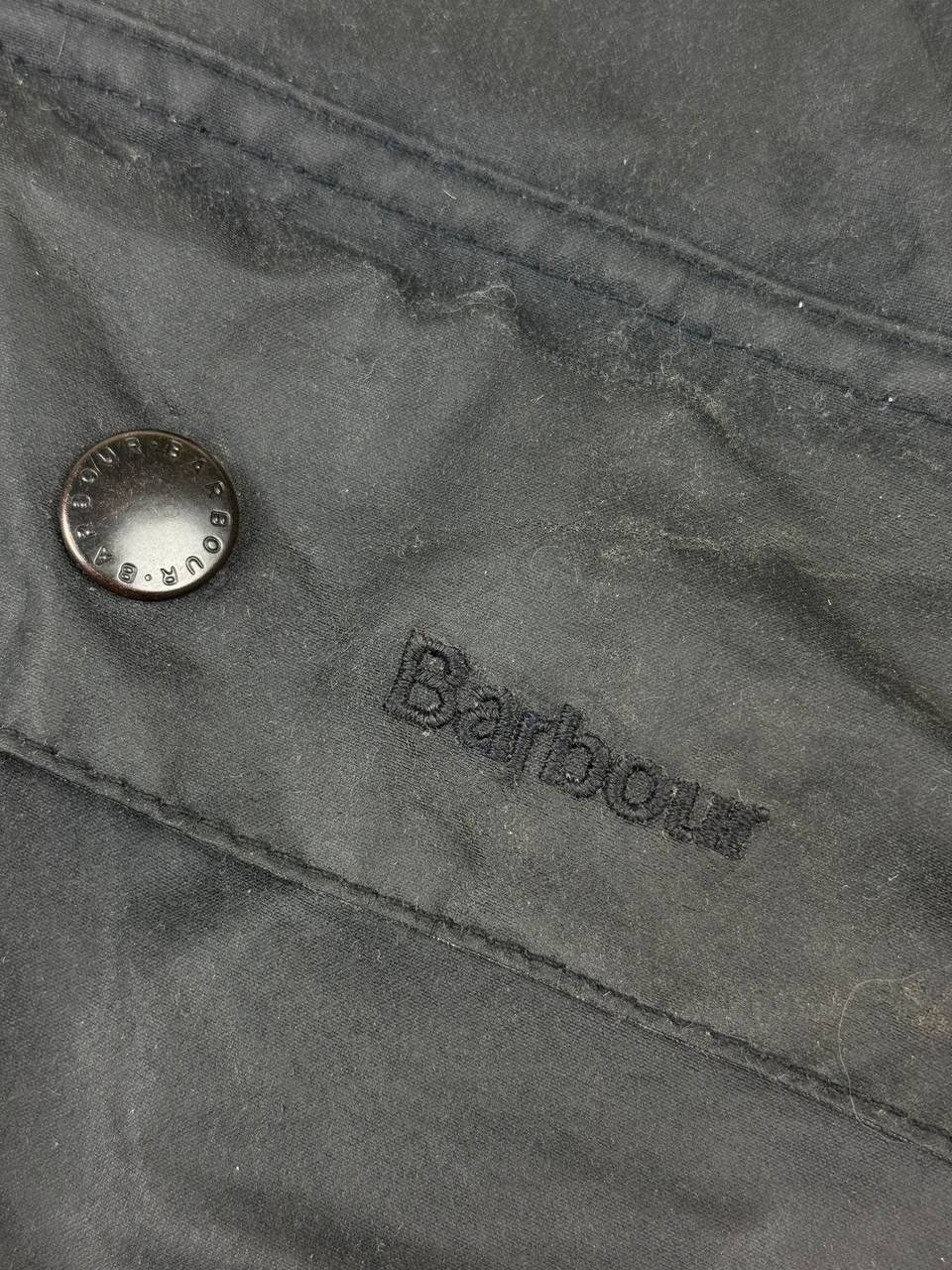 Vintage Barbour Wax Jacket Waterproof Coat Black Men Size 38