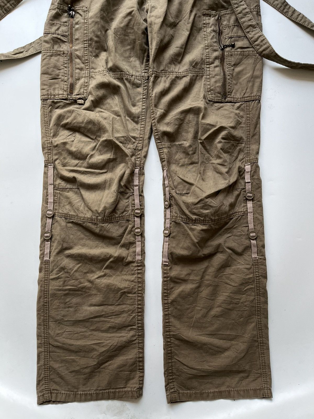 14th Addiction Vintage Japanese Reproduction Suspender Trousers Size US 31 - 5 Thumbnail