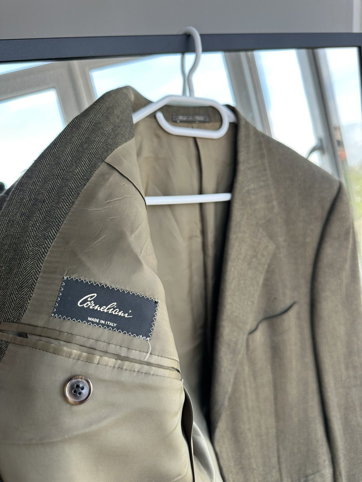 Corneliani Vintage Corneliani Men's Cashmere Blazer Jacket Size 50R - 7 Thumbnail