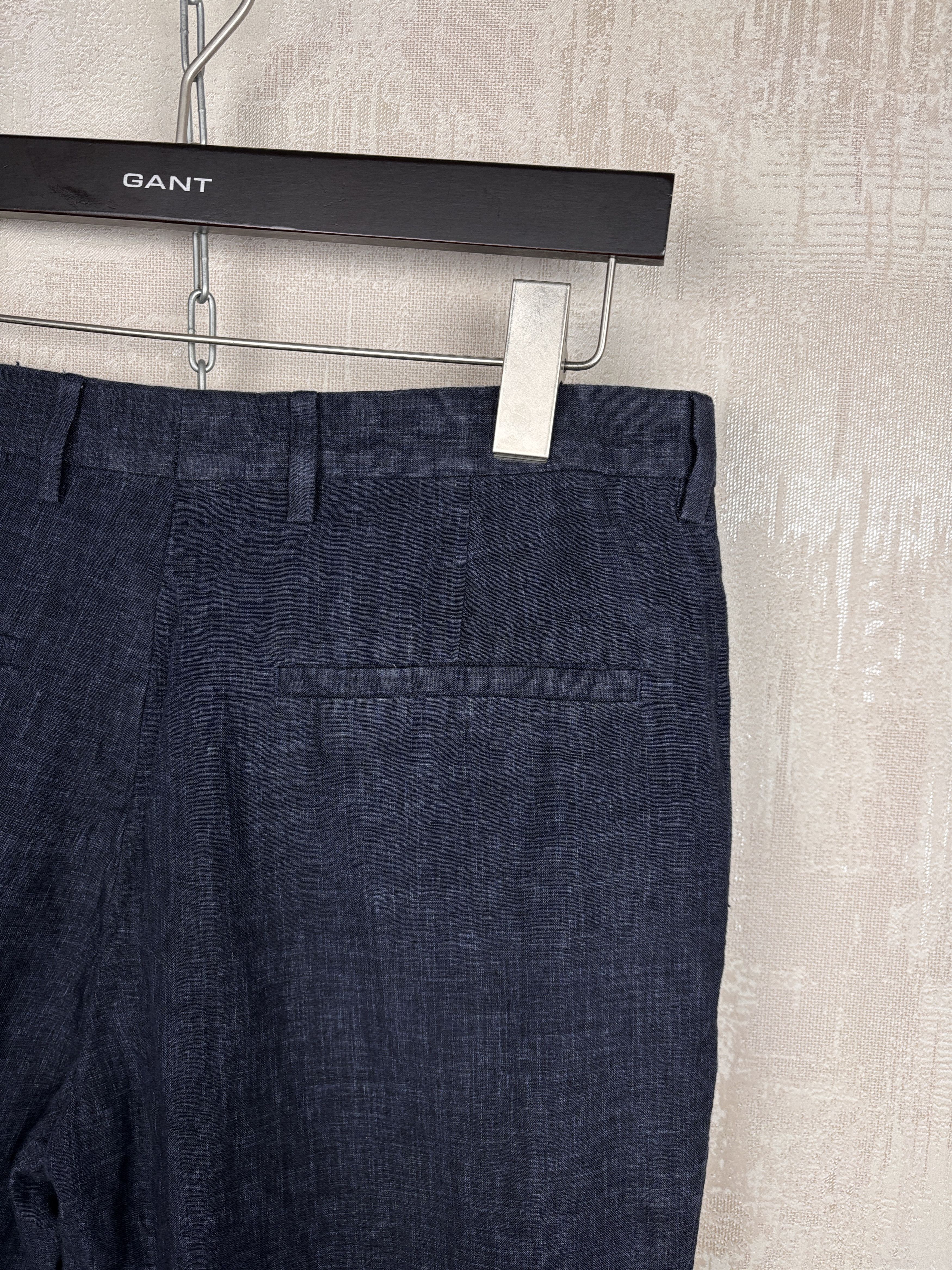 Cos COS Linen Chino Pants Men's Size EUR 48 (M) Navy Blue Size US 32 / EU 48 - 12 Thumbnail