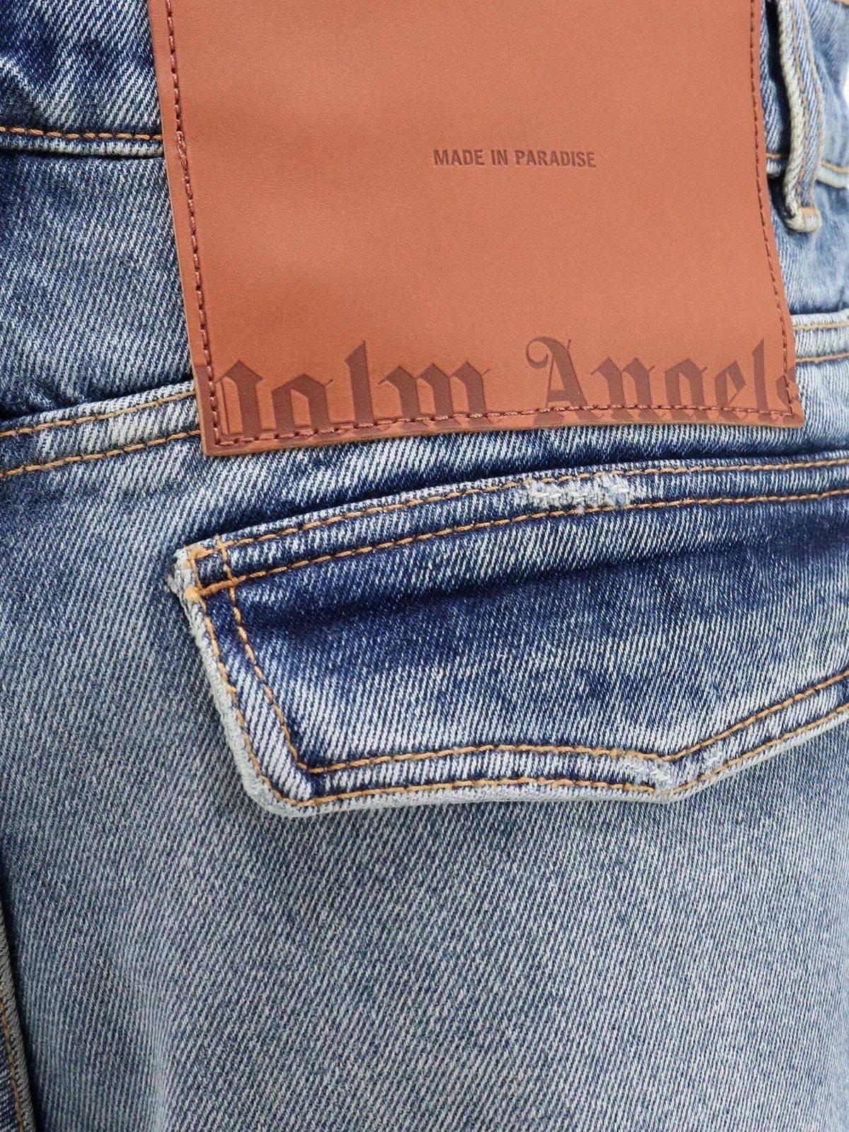 Palm Angels o1y0325 Denim Pant in Blue Size US 33 - 2 Thumbnail
