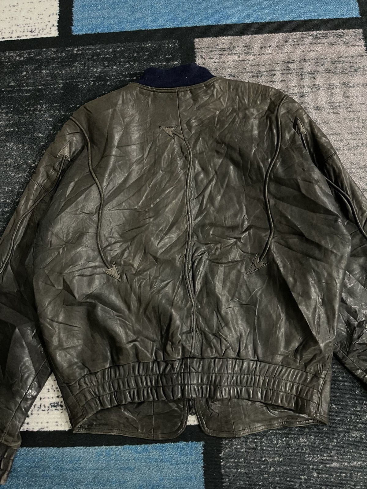 Vintage Vintage Skins West Jeffery Hilton Leather Jacket Size US L / EU 52-54 / 3 - 15 Thumbnail