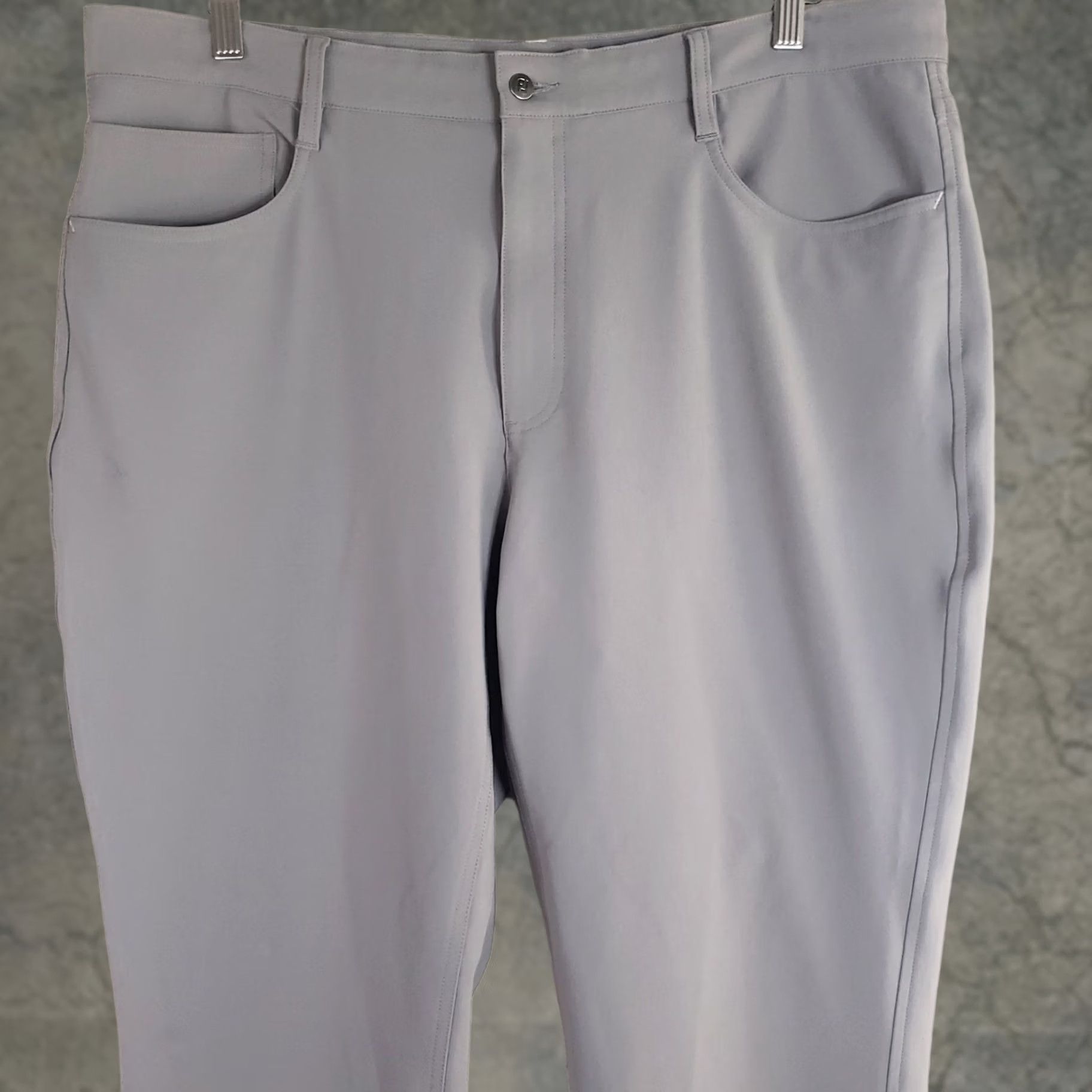 Footjoy FootJoy FJ Men's Athletic Fit Performance Stretch Golf Pants Gray Size 38 x 30 Size US 38 / EU 54 - 1 Thumbnail