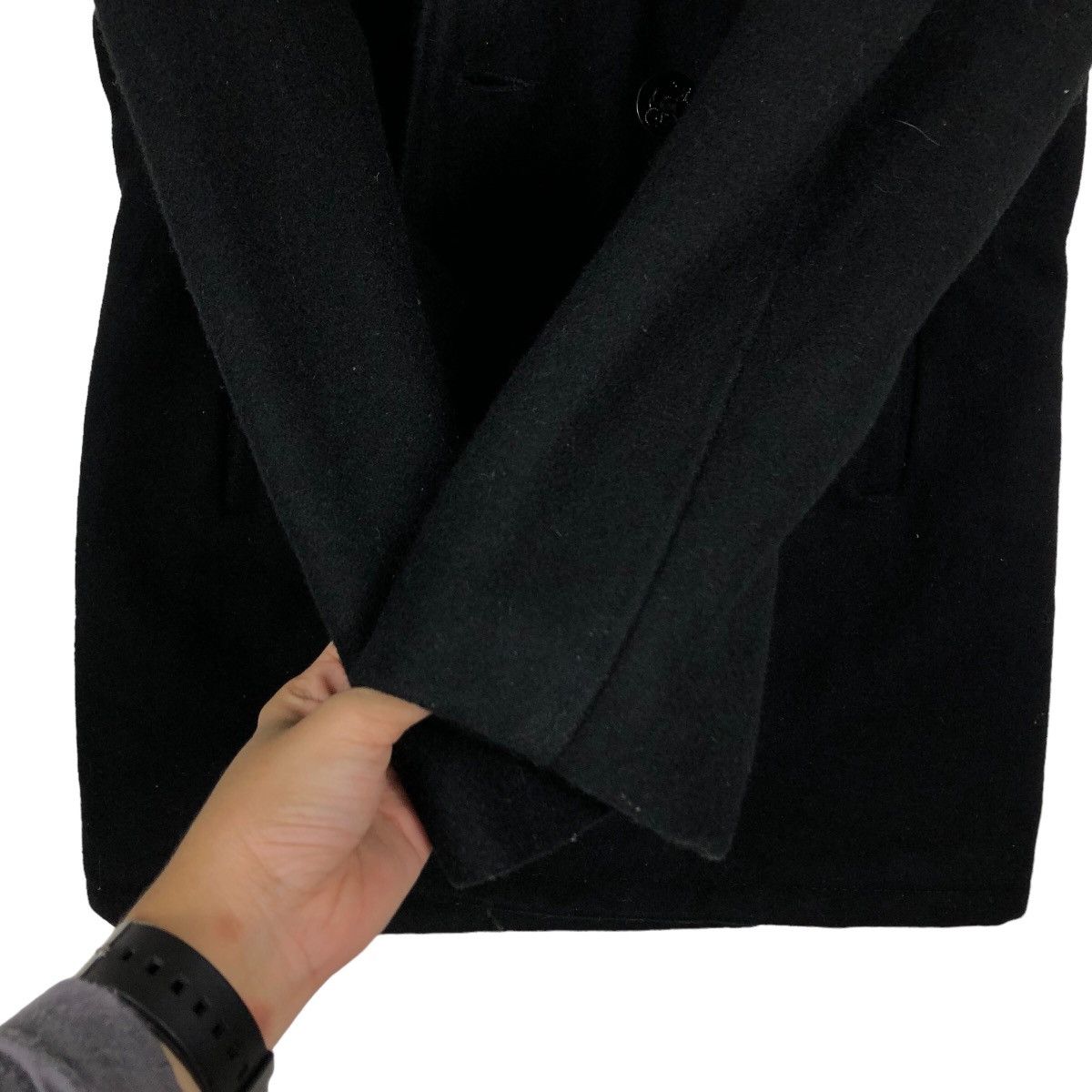 Schott 🔥Vintage 740 USN Pea Jacket Wool Double Breast Made in USA Size US M / EU 48-50 / 2 - 15 Thumbnail