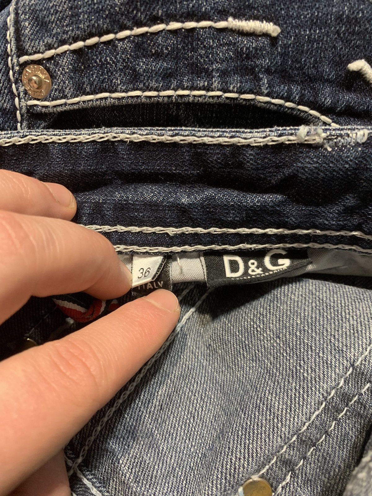 Vintage Dolce & Gabbana Winner Denim Jeans