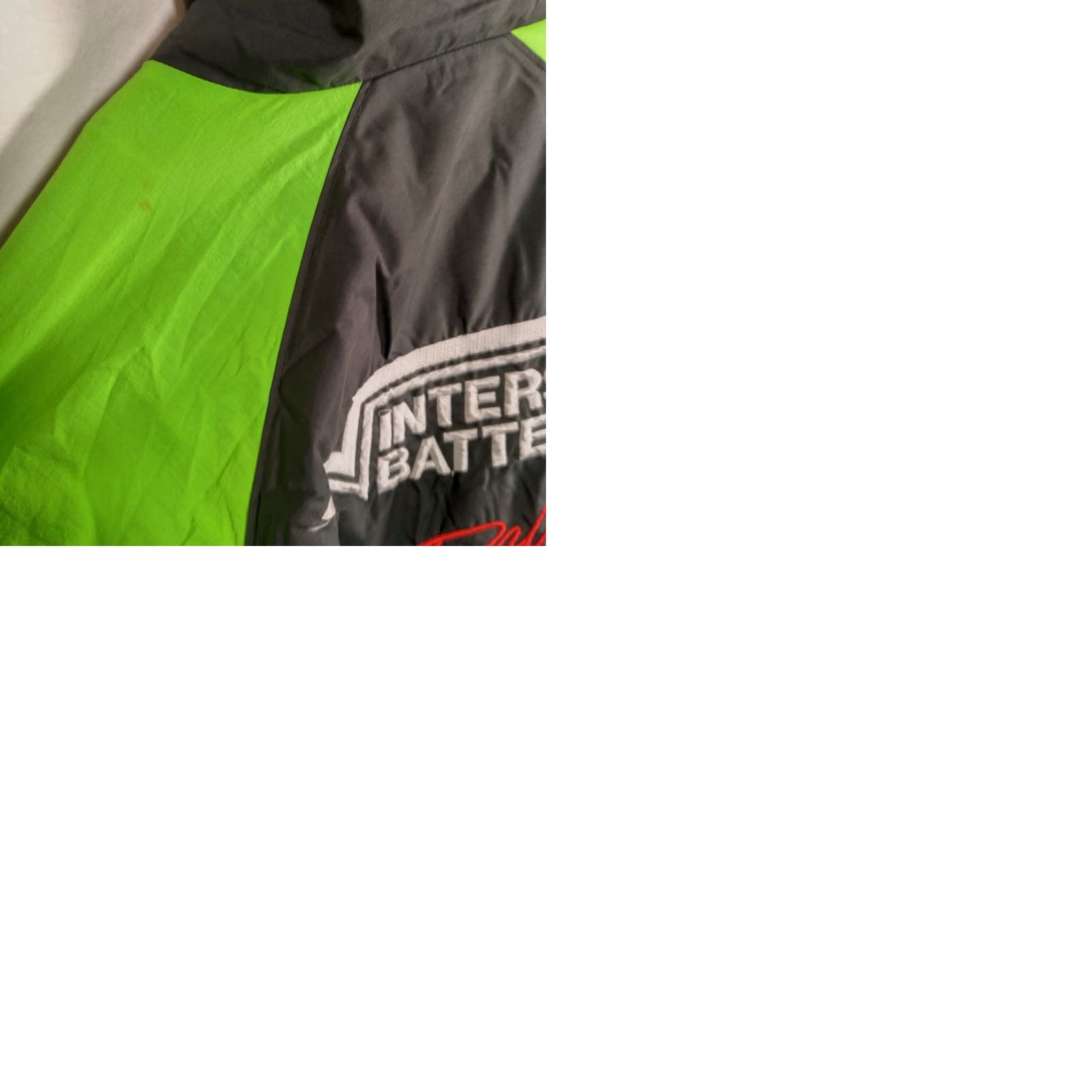 NASCAR VINTAGE Motorsport Traditions NASCAR Jacket XL Men Black Short Zip Joe Gibbs Racing Interstate Batteries 1/4 Zip Logo Embroidered Size US XL / EU 56 / 4 - 12 Thumbnail