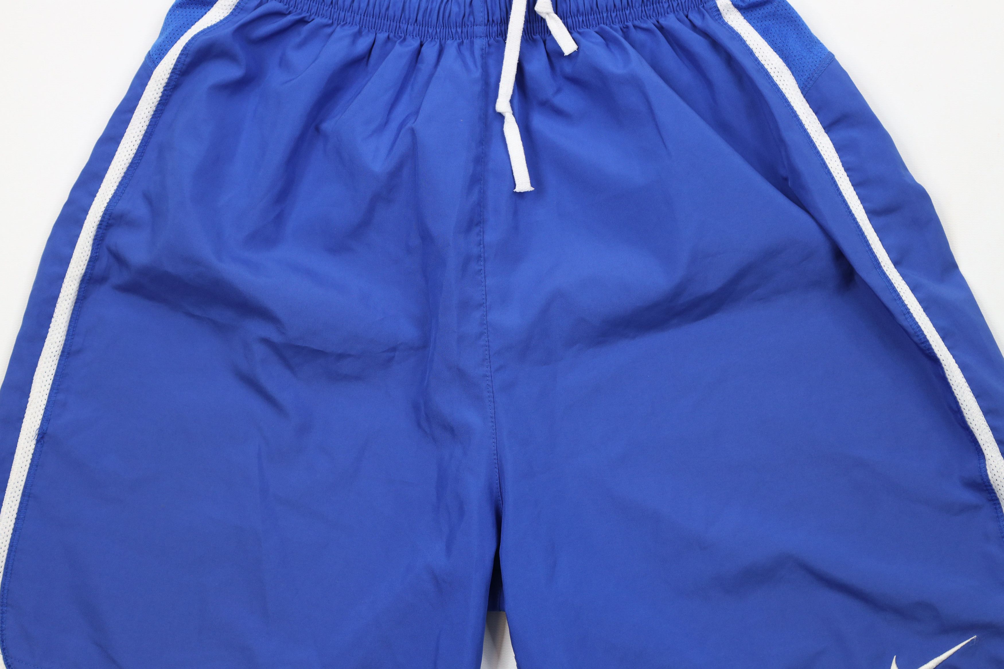 Nike × Vintage Vintage Nike Scott Mini Swoosh Above Knee Soccer Shorts Blue Size US 30 / EU 46 - 3 Thumbnail