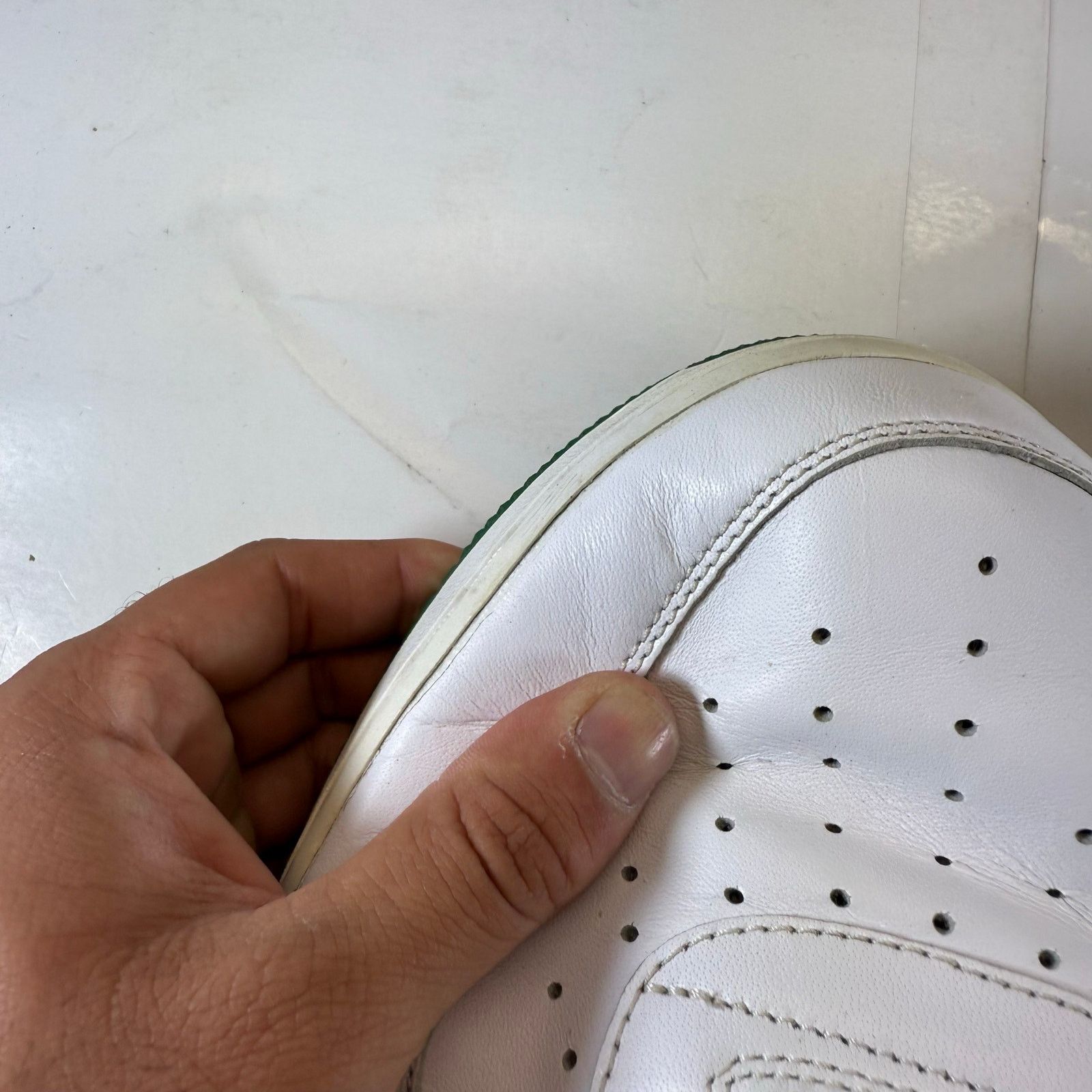 Nike Nike Air Forces White/Green Size 15 Men Size US 15 / EU 48 - 10 Thumbnail