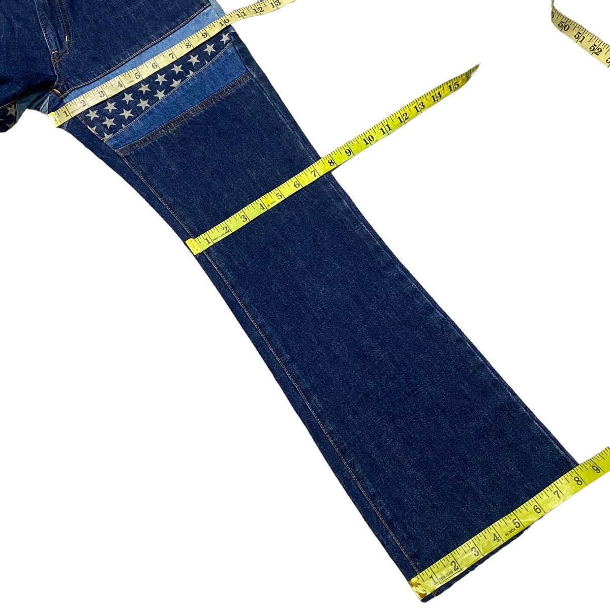 Hysteric Glamour Hysteric Glamour Hagi Patchwork American Flare Jeans Size 26" / US 2 / IT 38 - 21 Thumbnail