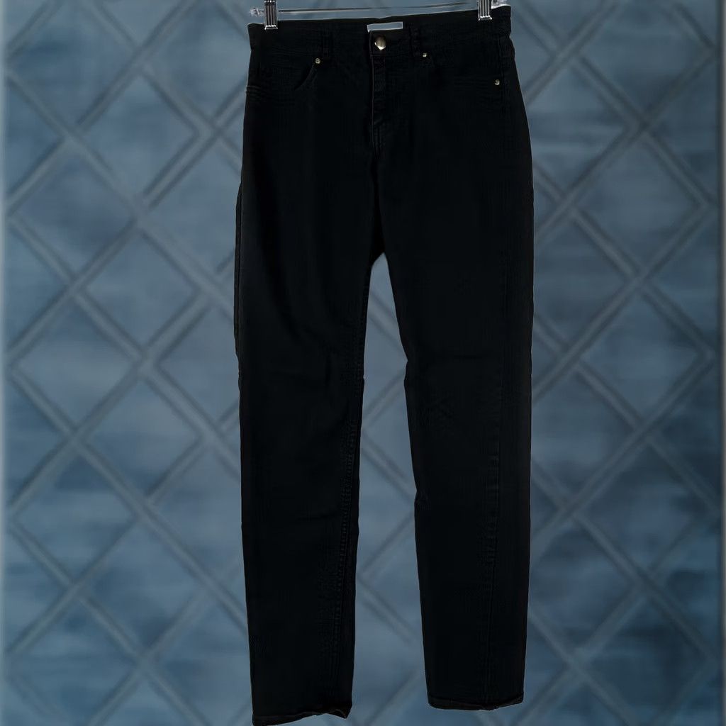 H&M H&M Chino Pants Skinny Womens Size 8 Black Cotton Stretch Casual Mid Rise Pants Women's Black Cotton Stretch Slim Mid Rise 8.5-10.5 in Body? Size 30" / US 8 / IT 44 - 1 Thumbnail