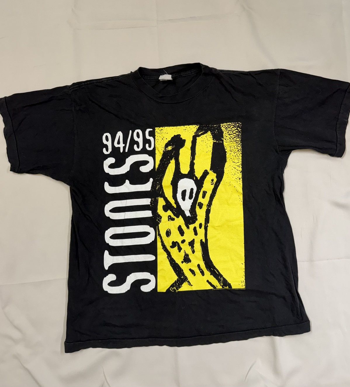 Vintage 1995 Rolling Stones Promotour World Tour Official T-shirt Size US XL / EU 56 / 4 - 1 Thumbnail