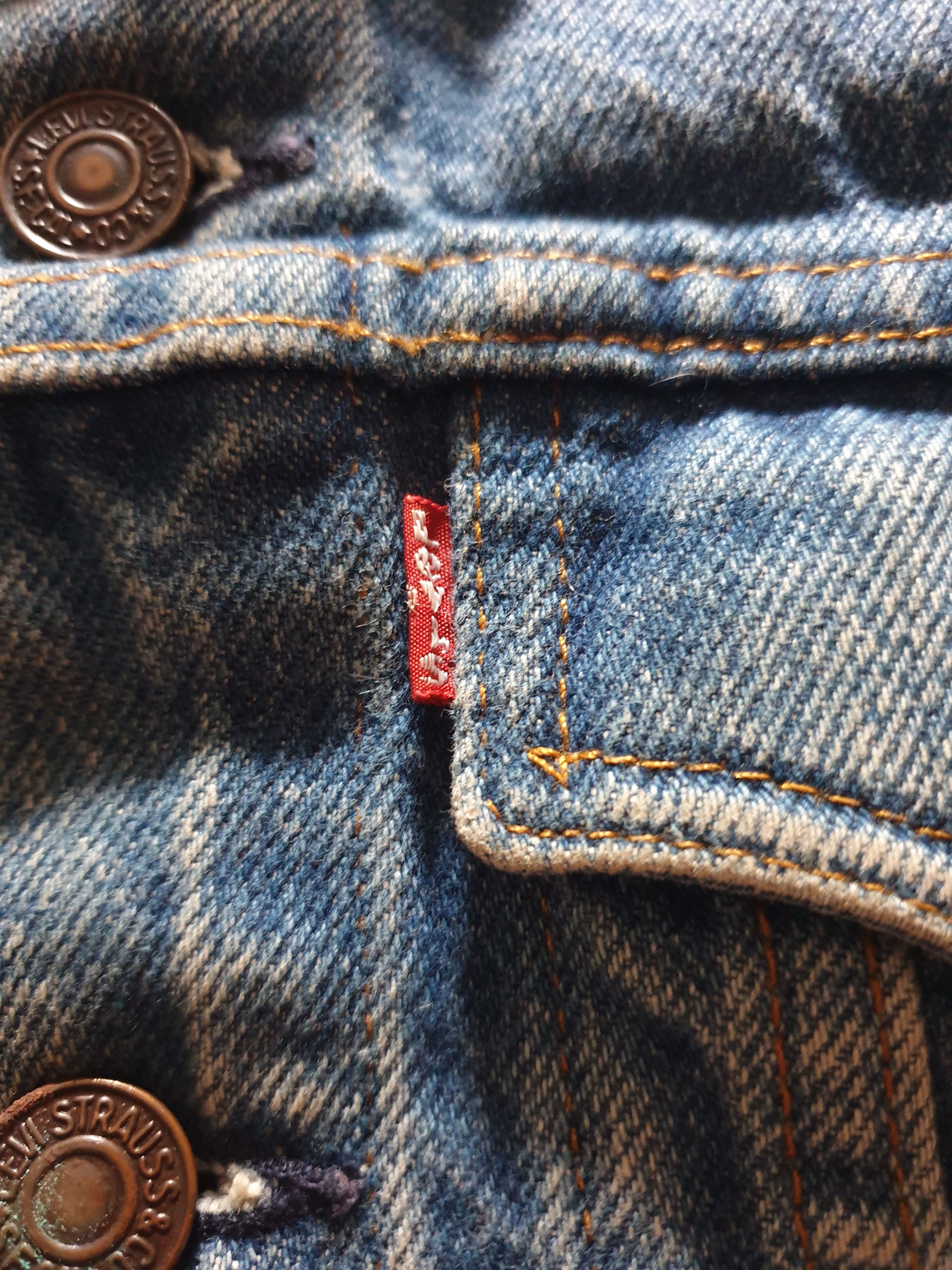 Levi's 💥Vintage levis made in USA denim Jacket Size US XXS / EU 40 - 4 Thumbnail