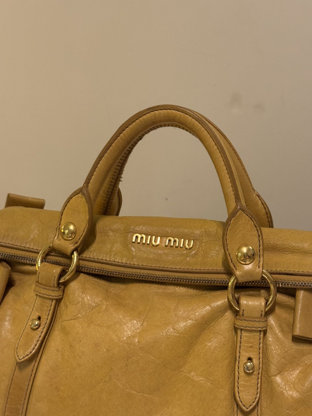 Miu Miu Miu Miu leather bow bag Size ONE SIZE - 13 Thumbnail