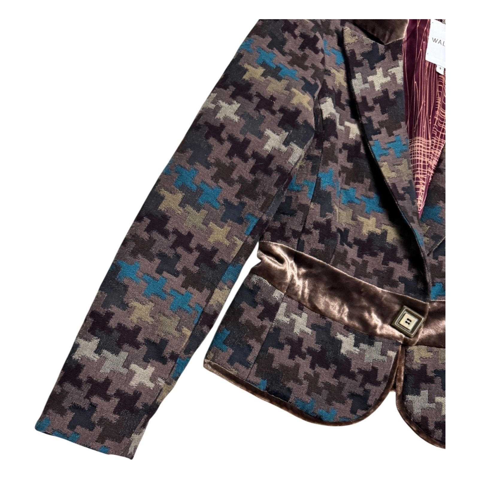 Other WALTER Wool SILK Lined Business Casual Blazer Jacket 8 Size M / US 6-8 / IT 42-44 - 6 Thumbnail