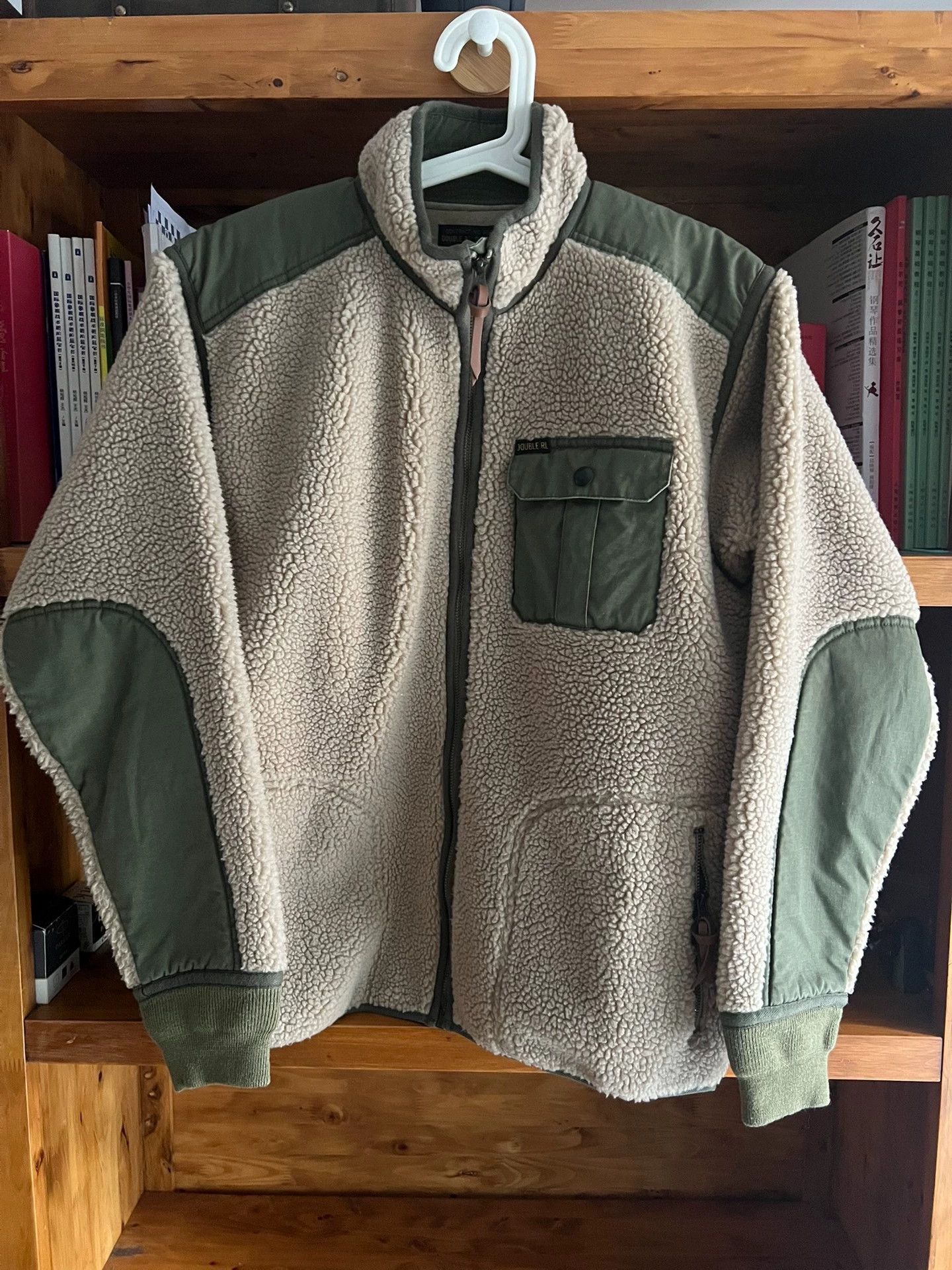 RRL Ralph Lauren RRL Double RL Talon Zip Thick Polarfleece Jacket M Size US M / EU 48-50 / 2 - 1 Thumbnail