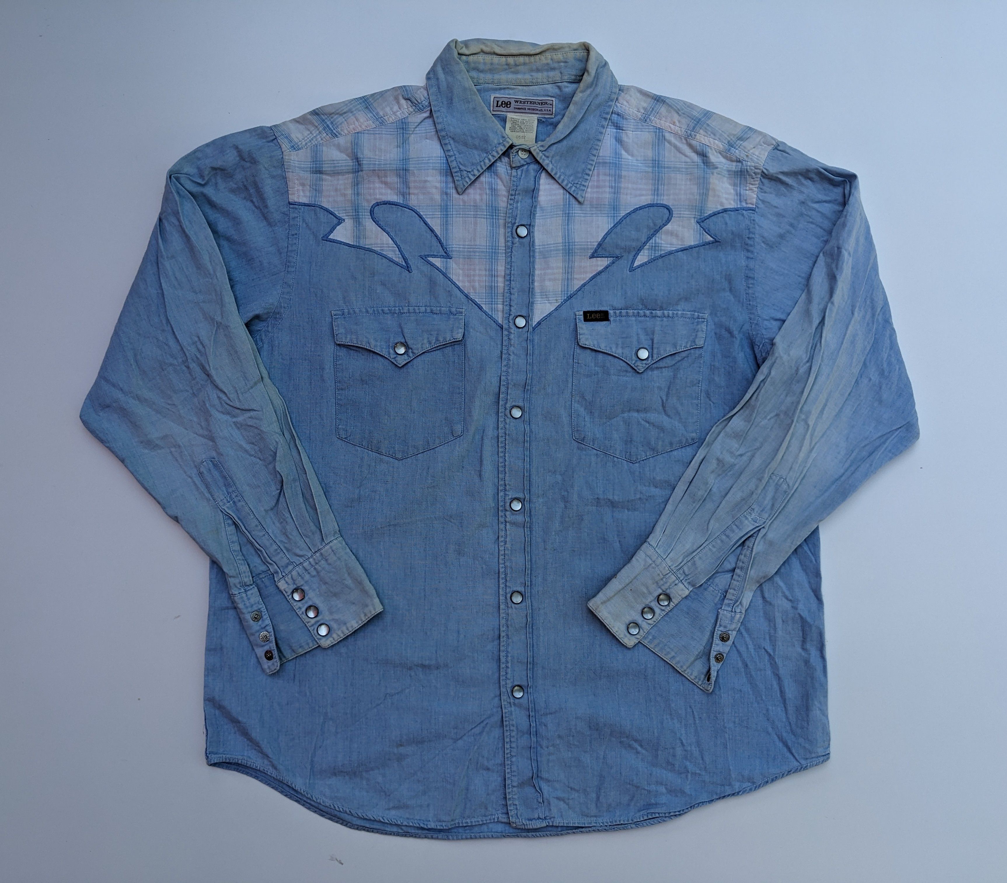 Lee × Vintage Vintage 80s Lee Westerner cowboy Size US M / EU 48-50 / 2 - 1 Thumbnail
