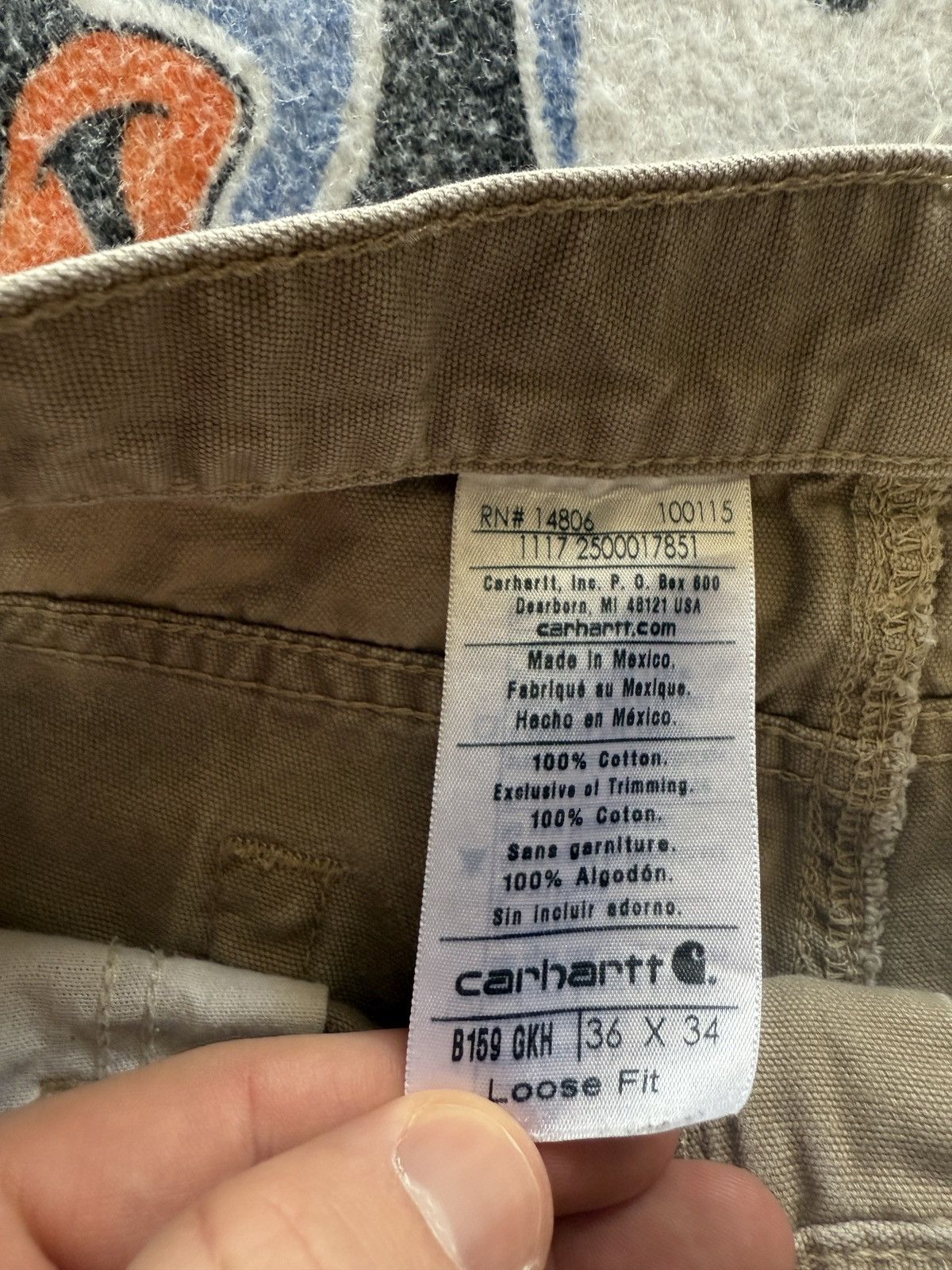 Carhartt Carhartt loose fit work pants Size US 36 / EU 52 - 5 Thumbnail
