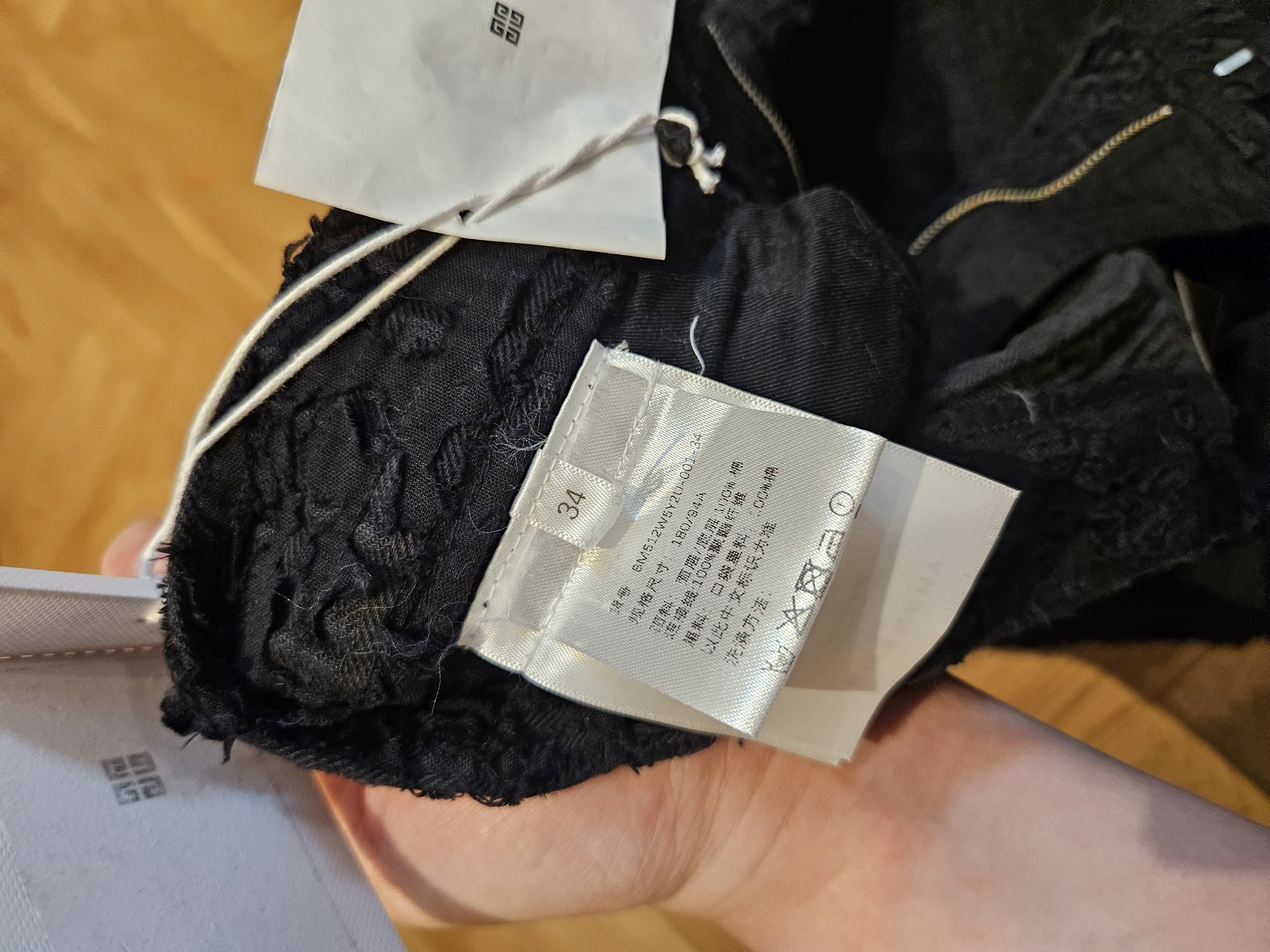Givenchy Givenchy boro denim jeans size 34 Size US 34 / EU 50 - 6 Thumbnail