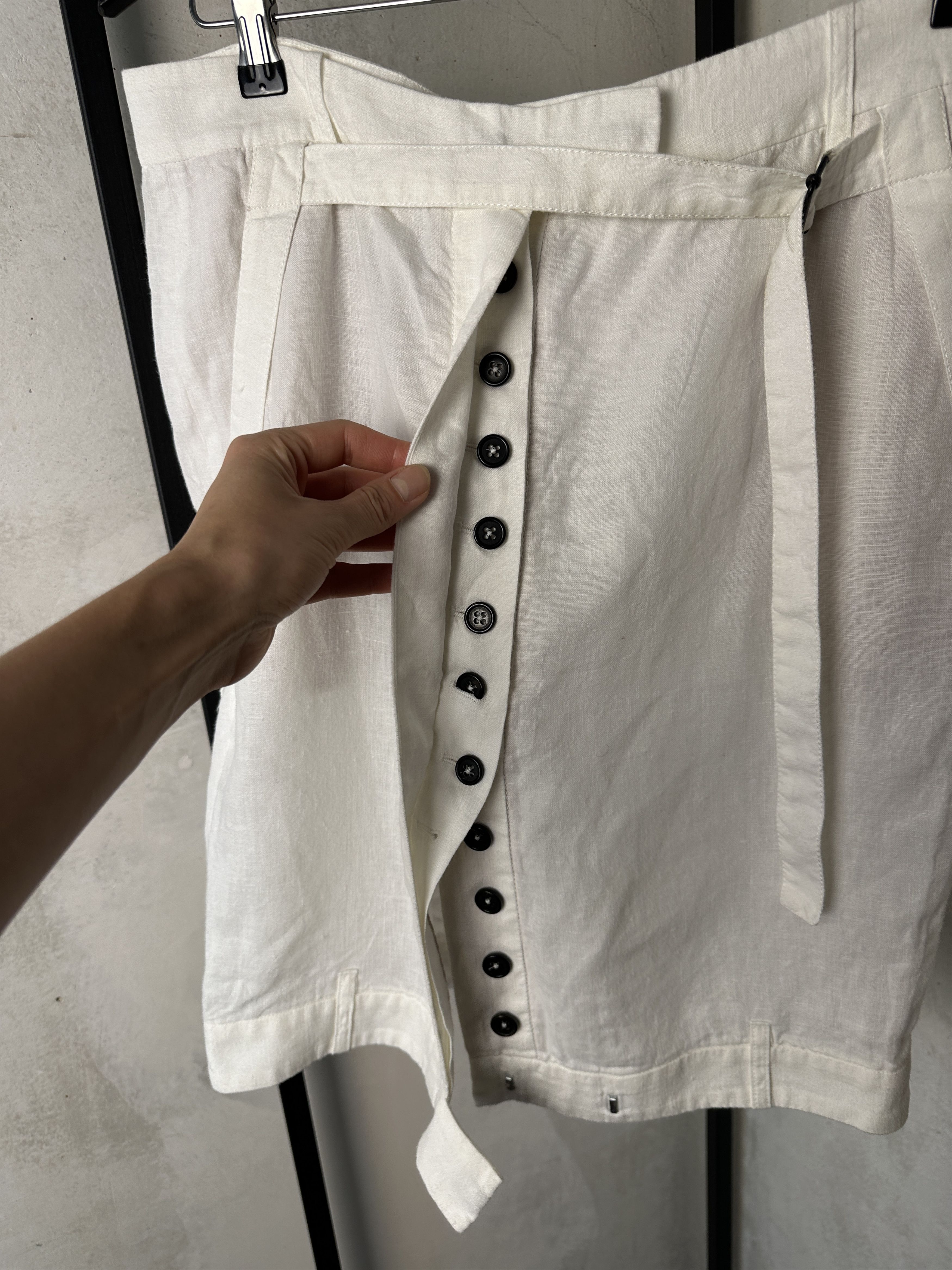 Ann Demeulemeester Ann Demeulemeester Hemp Mini Skirt Size 26" / US 2 / IT 38 - 5 Thumbnail