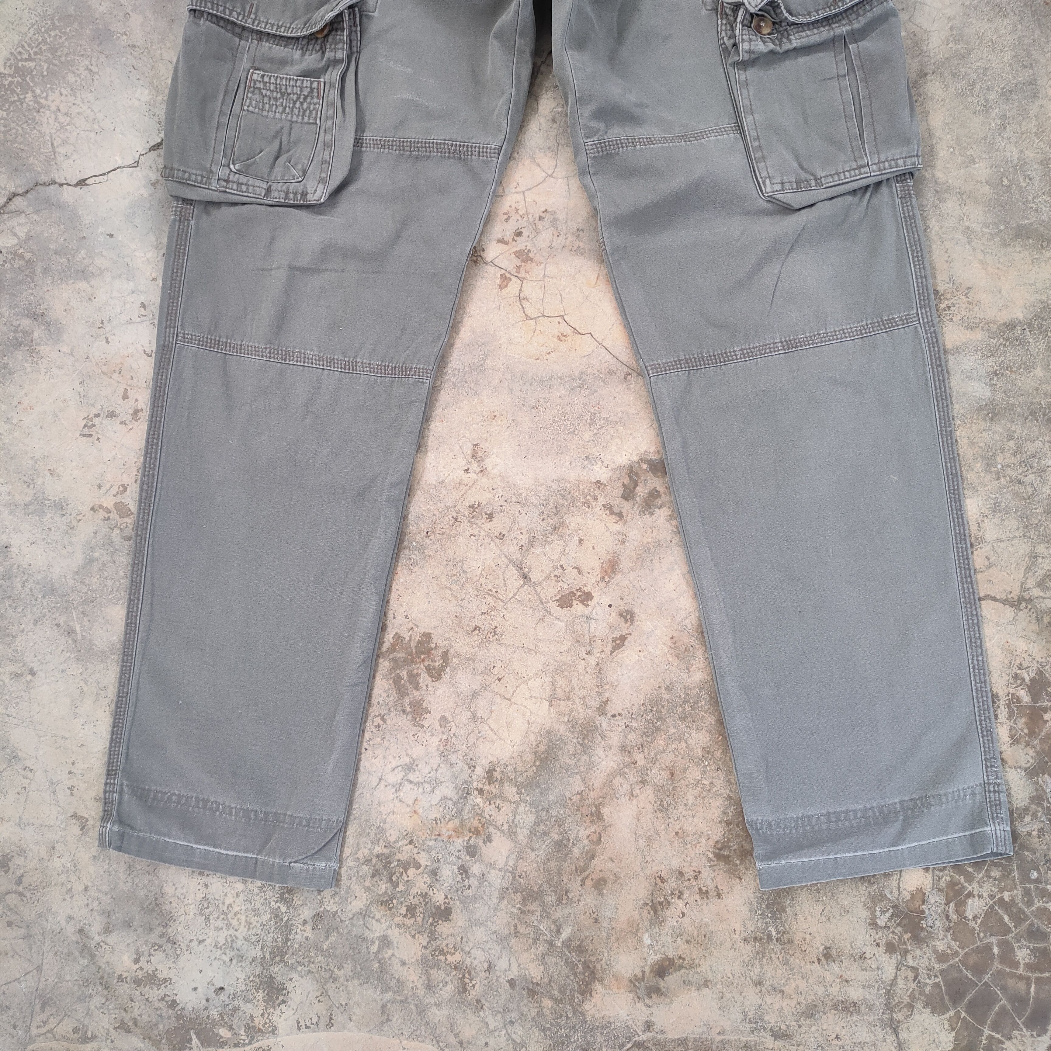 Japanese Brand VINTAGE JAPANESE FADED CARGO PANTS Size US 30 / EU 46 - 4 Thumbnail