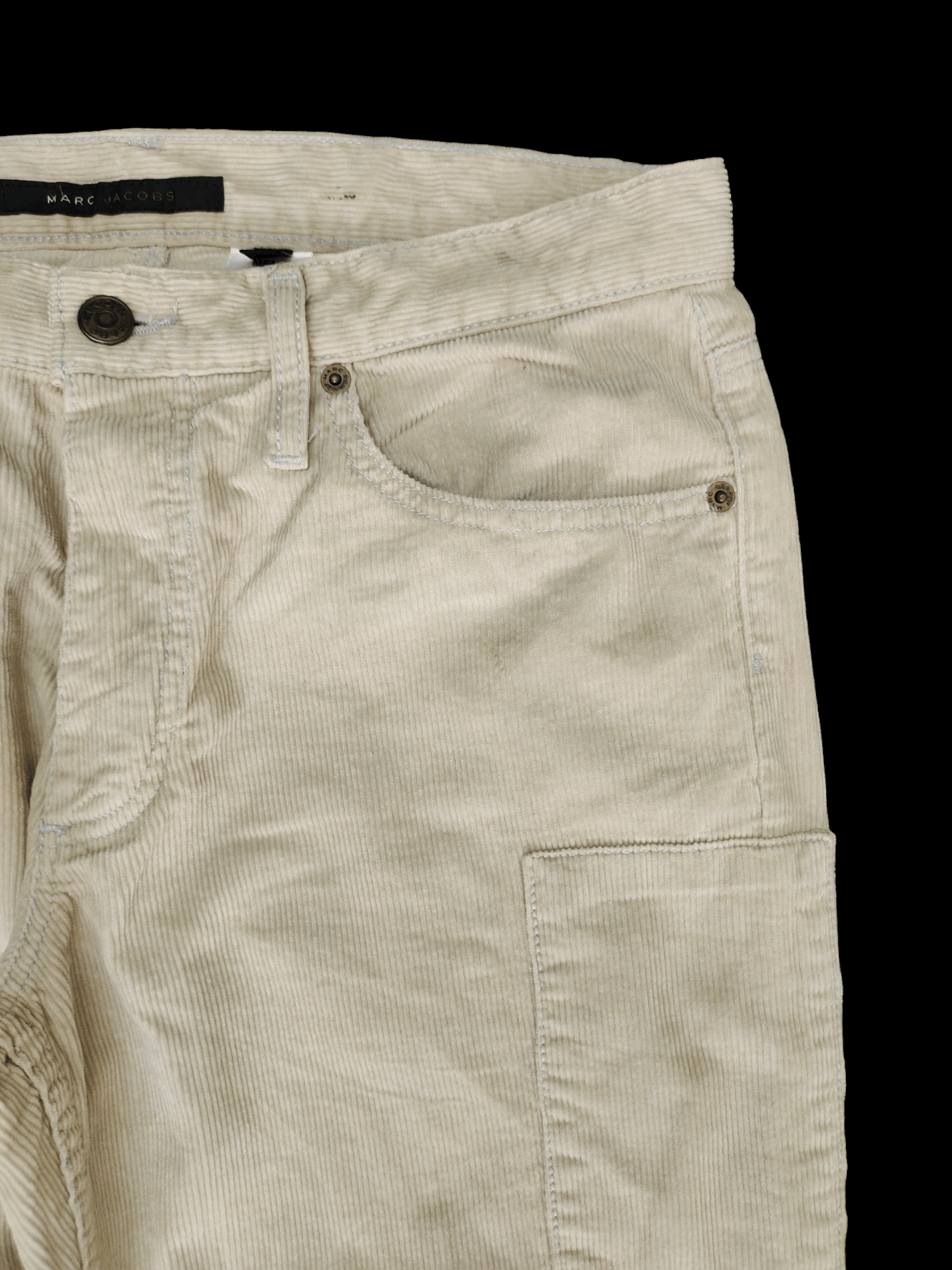 Marc Jacobs 1990s Marc Jacobs Double Knee Patchwork Corduroy Denim Pants Size US 30 / EU 46 - 3 Thumbnail