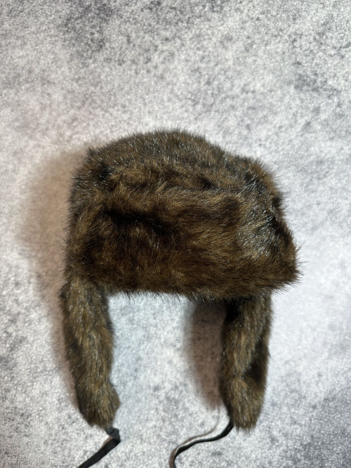 Other Y2K Vintage Fur Ushanka Hat Alt Streetwear USA Casual Fuzzy Size ONE SIZE - 3 Thumbnail