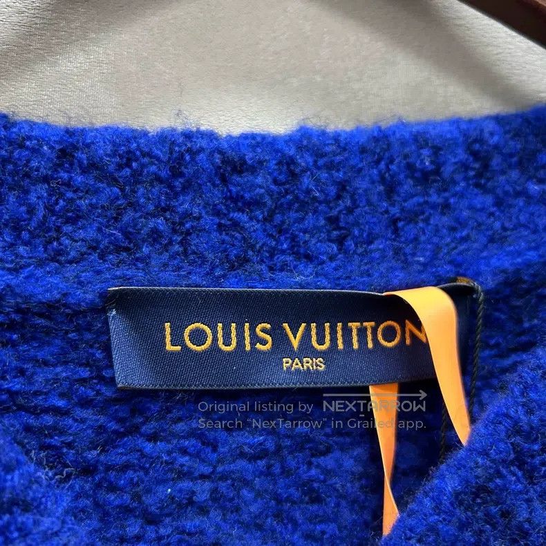 Louis Vuitton Old flower logo teddy sweater