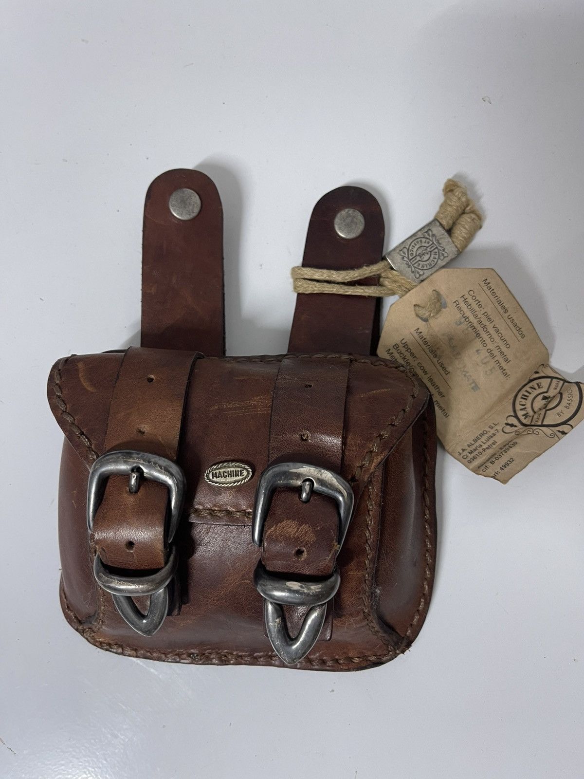 Genuine Leather BASSICO SPAIN LEATHER BELT BAG Size ONE SIZE - 1 Thumbnail