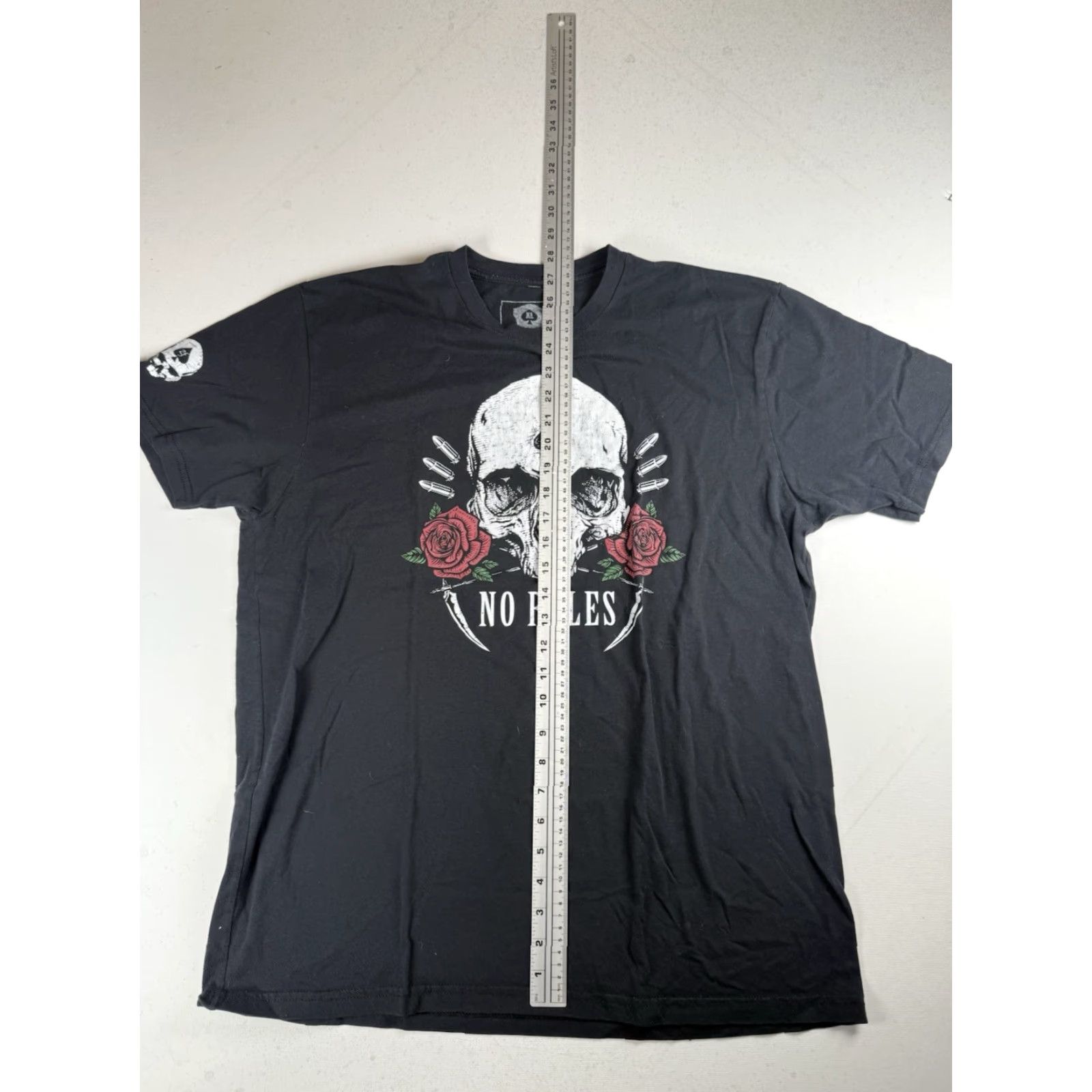 Vintage Zero Foxtrot No Rules Men's Black T-Shirt XL Size US XL / EU 56 / 4 - 4 Thumbnail