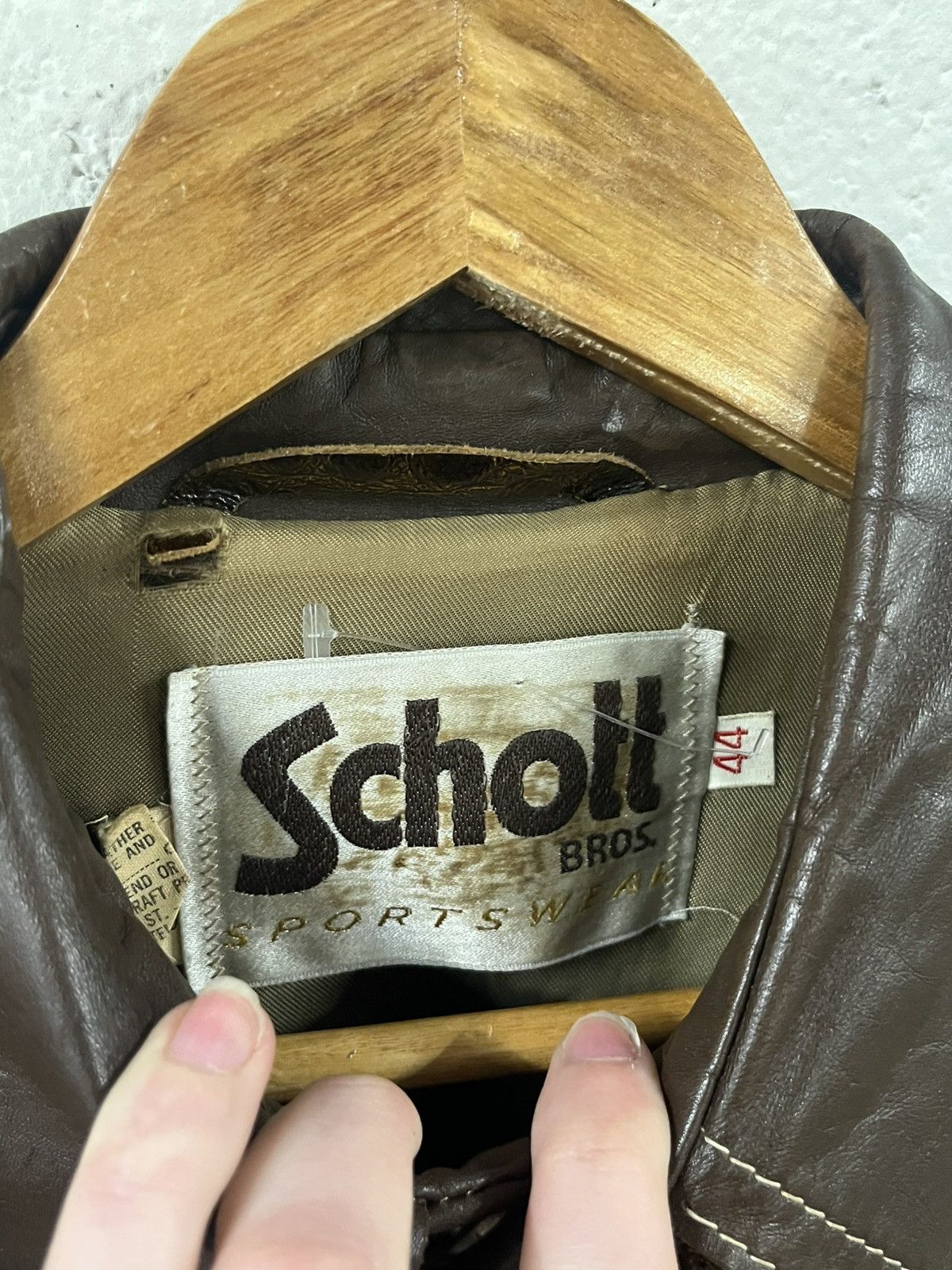 Schott Shott vintage rancher jacker rare suede brown 70s Size US XL / EU 56 / 4 - 9 Thumbnail