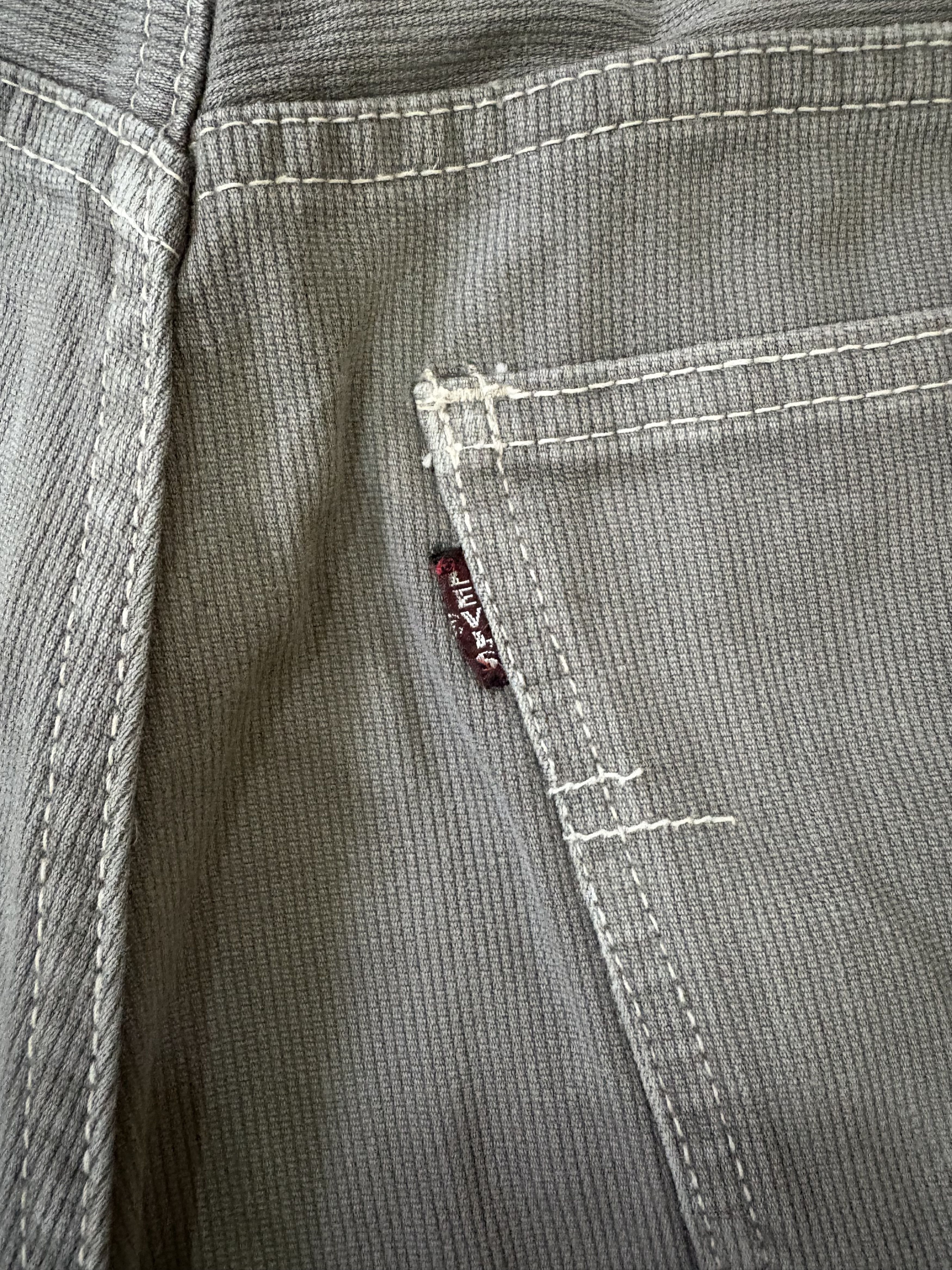 Levi's Vintage 60s 70s Levi’s 5200 Pique Big E Size 28 x 36 Jeans Size US 28 / EU 44 - 5 Thumbnail
