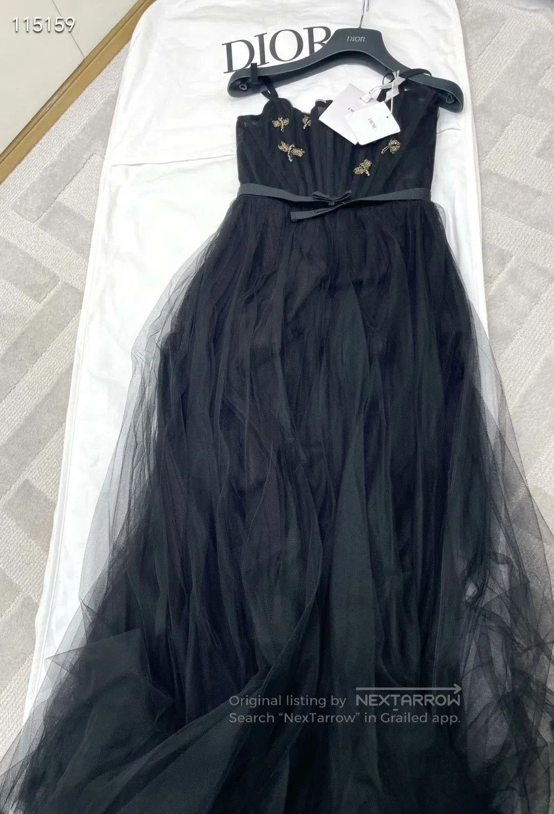 Dior Dior 2024 Dragonfly Studded Evening Gown. Size XXS / US 00 / IT 34 - 7 Thumbnail