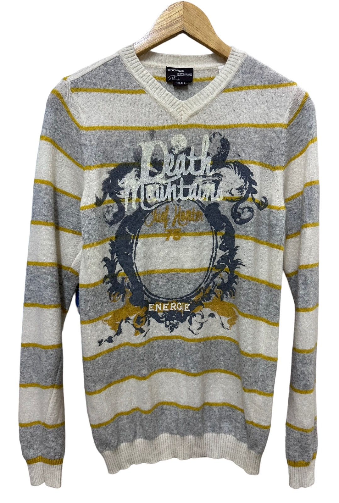 RARE ‼️ Energie Death Mountain Stripes Sweaters