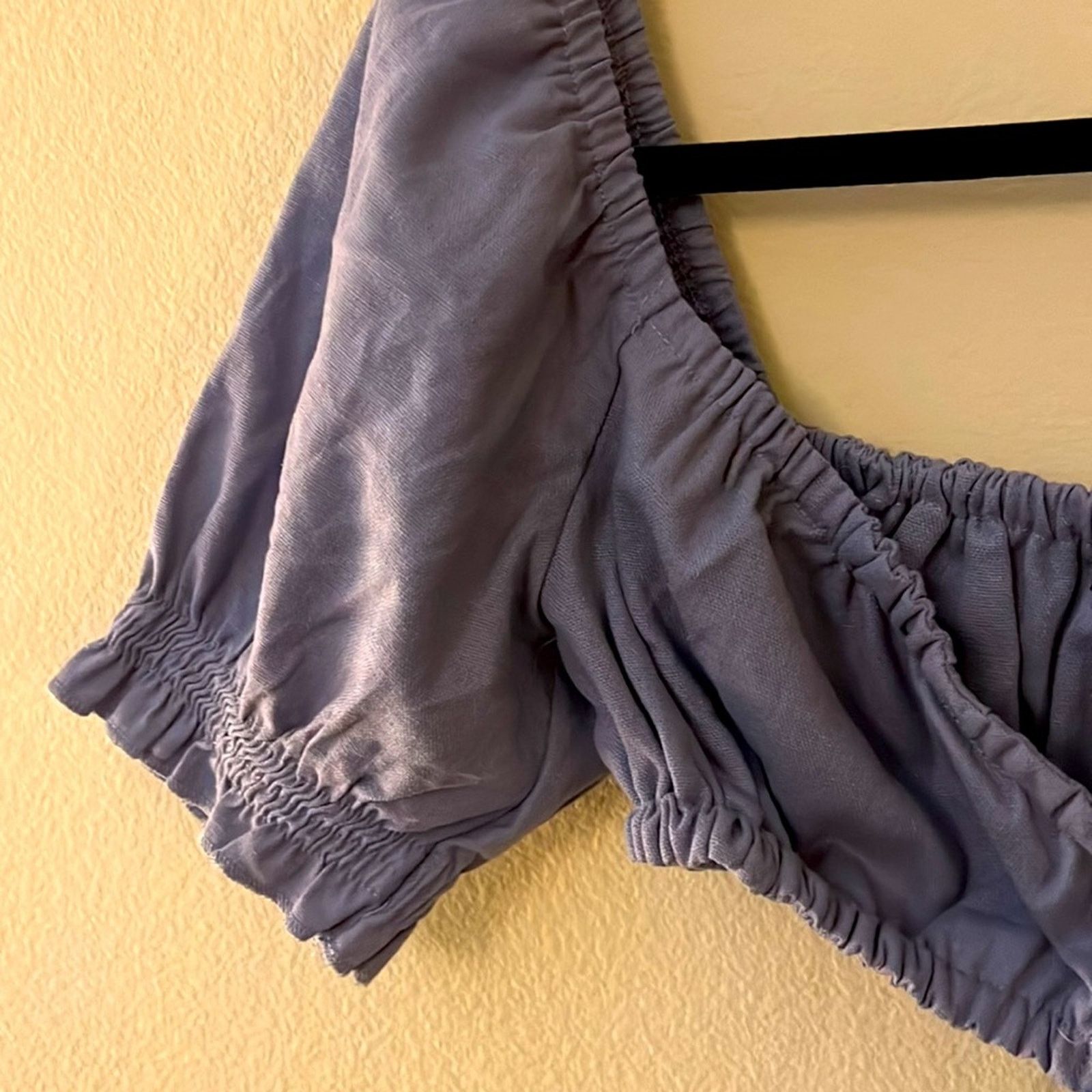 Kendall And Kylie Kendall & Kylie Periwinkle Tie Crop Top Size XS Size XS / US 0-2 / IT 36-38 - 5 Thumbnail