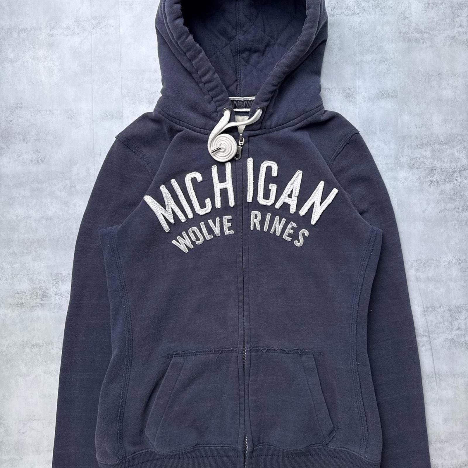 Other Y2K Michigan Wolverines Campus Crew 00s Zip Up Jacket Size US S / EU 44-46 / 1 - 7 Thumbnail