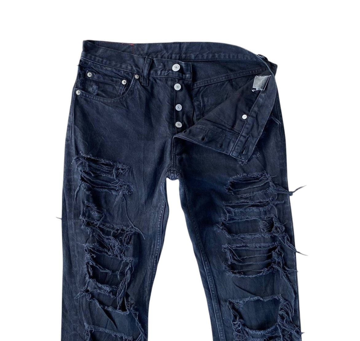 Japanese Brand RNA Slang Inc.By Eiji Okumoto Insane Distressed Denim Grunge Size US 29 - 1 Thumbnail