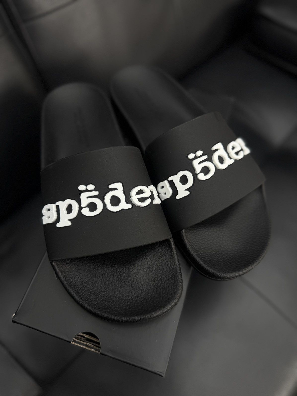 Sp5der Sp5der Slides Slip On Black Size 8 (Brand New) Size US 8 / EU 41 - 1 Thumbnail