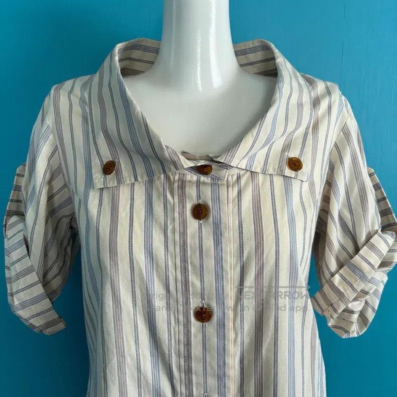 Vivienne Westwood Vivienne Westwood Short Sleeve Shirt Size L / US 10 / IT 46 - 2 Thumbnail