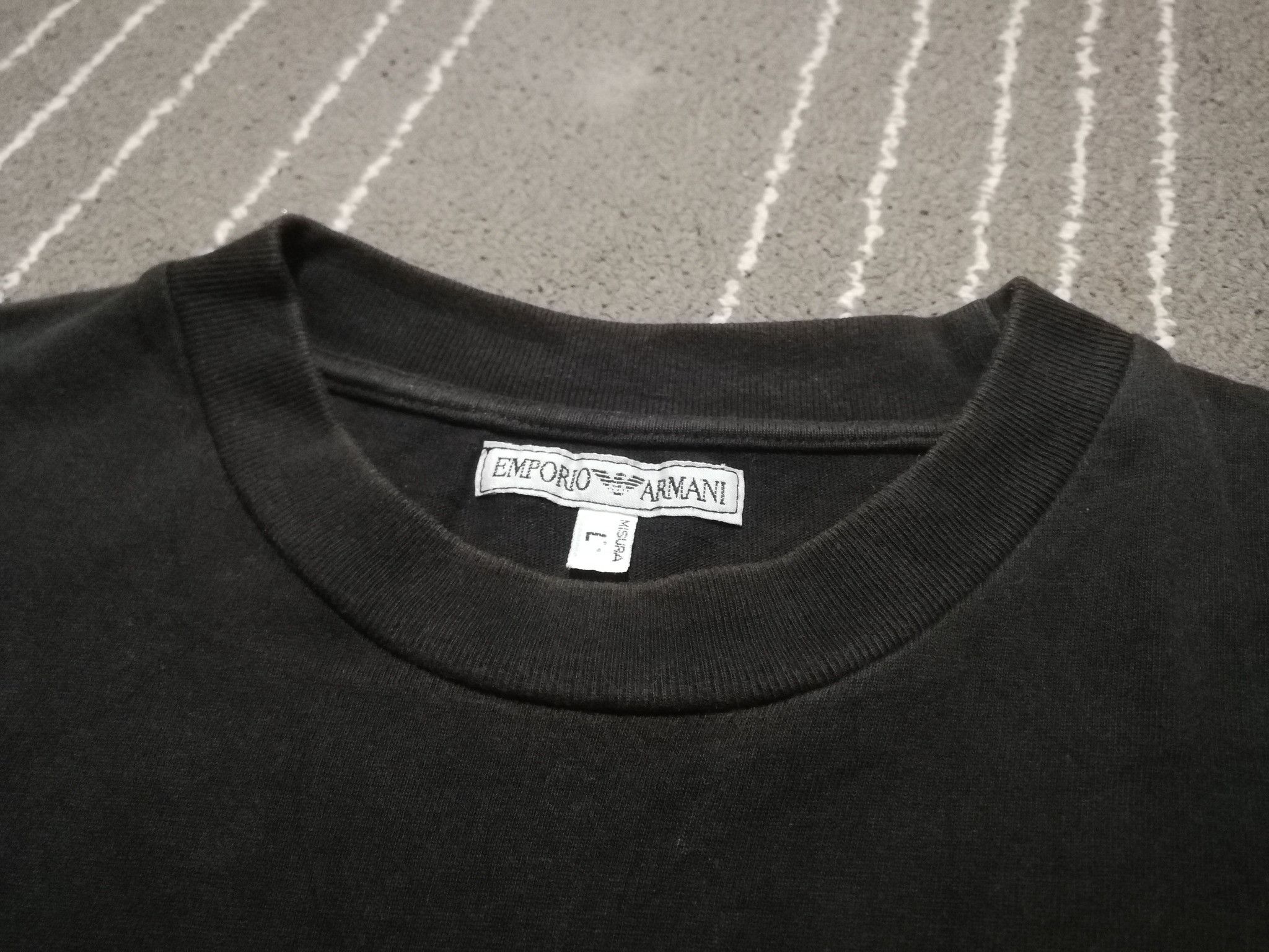Emporio Armani × Vintage EMPORIO ARMANI baseball tee Y2K L 2035 Size US L / EU 52-54 / 3 - 2 Thumbnail