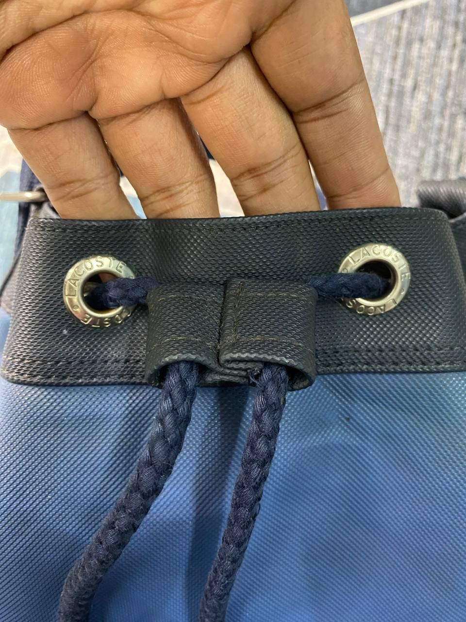 Lacoste × Vintage Vintage Lacoste Bucket Bag Size ONE SIZE - 6 Thumbnail