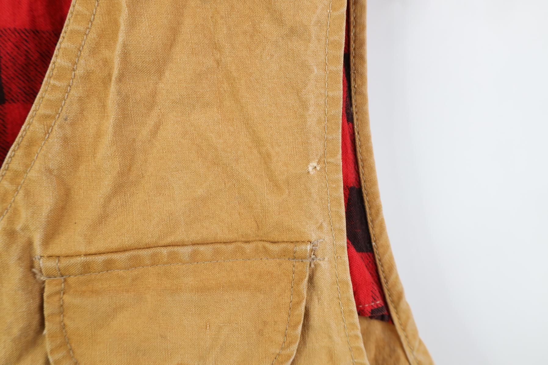 Vintage Vintage 50s Canvas Hunting Birding Vest Jacket Brown USA Size US M / EU 48-50 / 2 - 4 Thumbnail