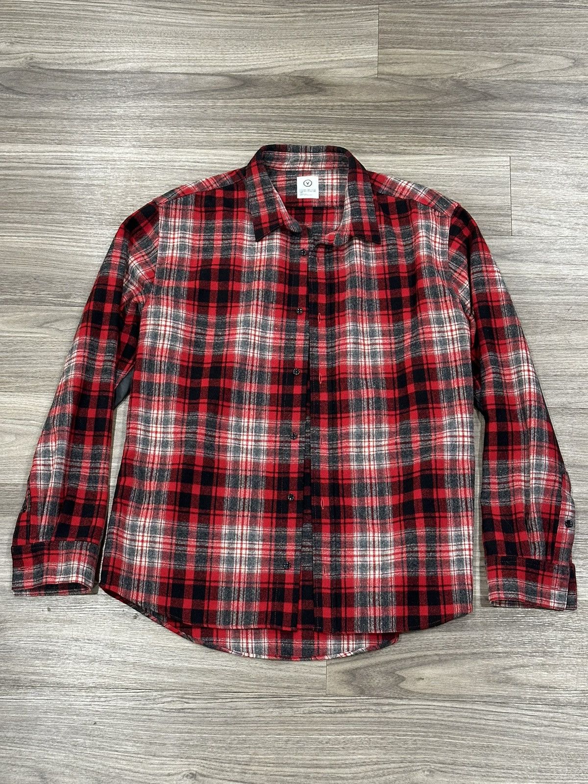 Visvim 100% Wool Plaid Elk Flannel Shirt Size US XL / EU 56 / 4 - 1 Thumbnail