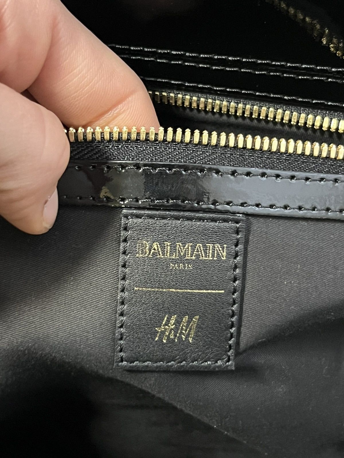 Balmain × H&M Balmain x H&M Green Suede Bag Size ONE SIZE - 5 Thumbnail
