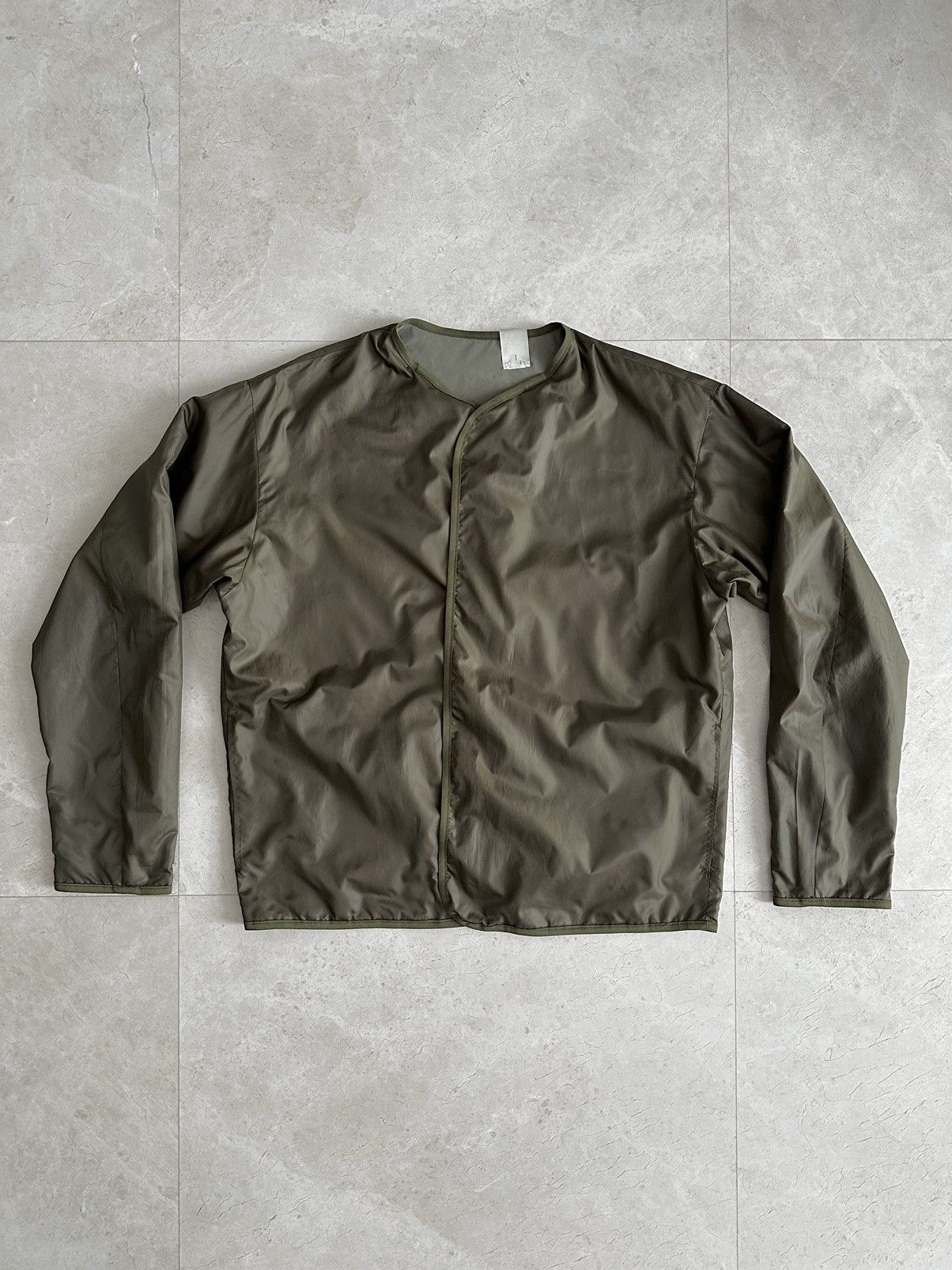 image of Kapital x N Hoolywood Military Liner Jacket in Miltary Green, Men's (Size Small)