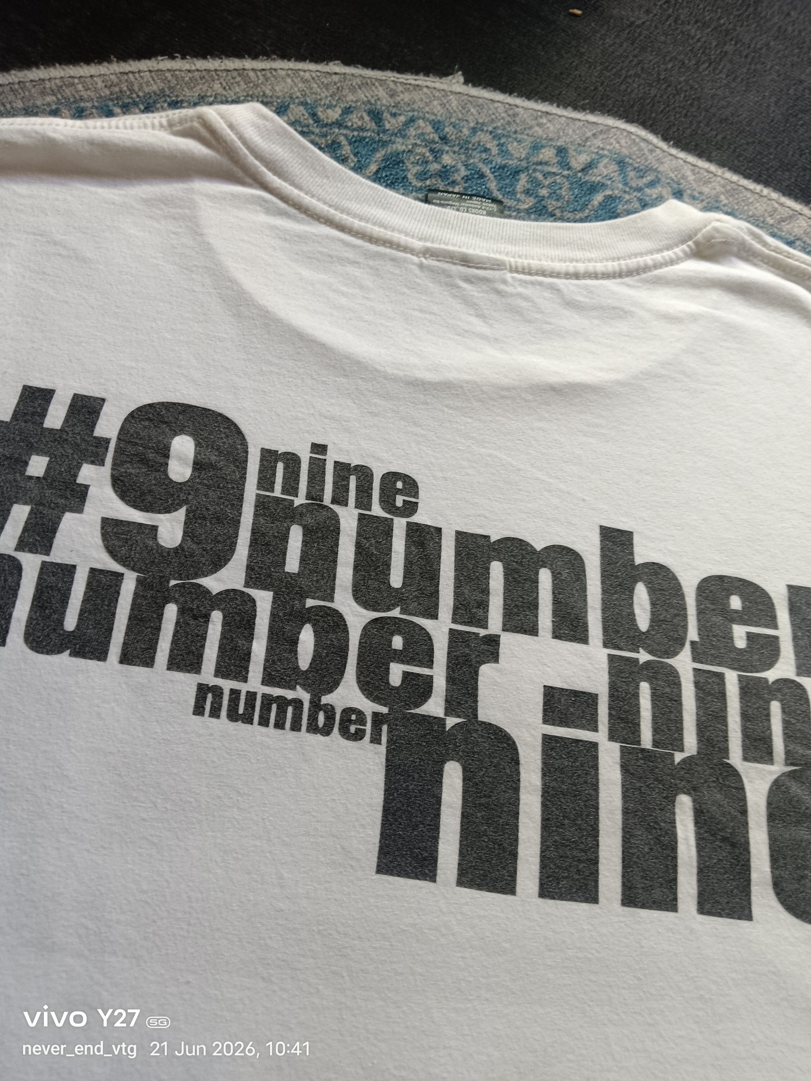 Number (N)ine NUMBER (N)INE Nine Inch Nails T-shirt Size US M / EU 48-50 / 2 - 9 Thumbnail