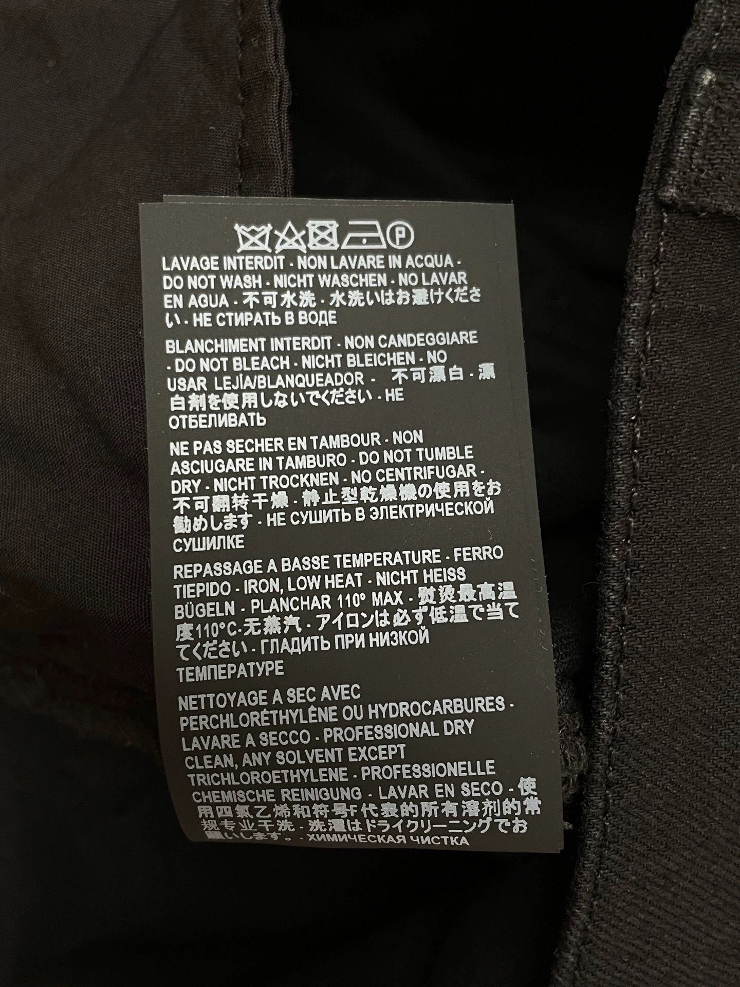 Saint Laurent Paris Saint Laurent SLP D02 Black Classic Straight Jeans Size US 31 - 8 Thumbnail